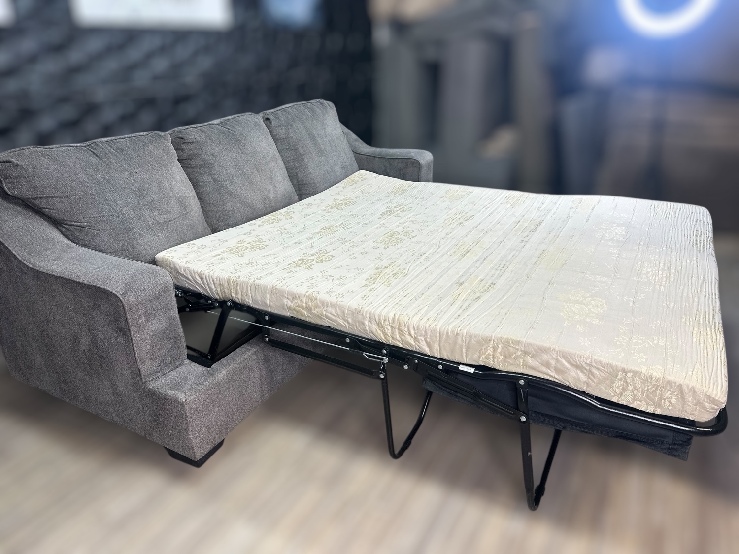 Delivery Available- Ashley Gray pull out bed sofa couch image | Ivy Store
