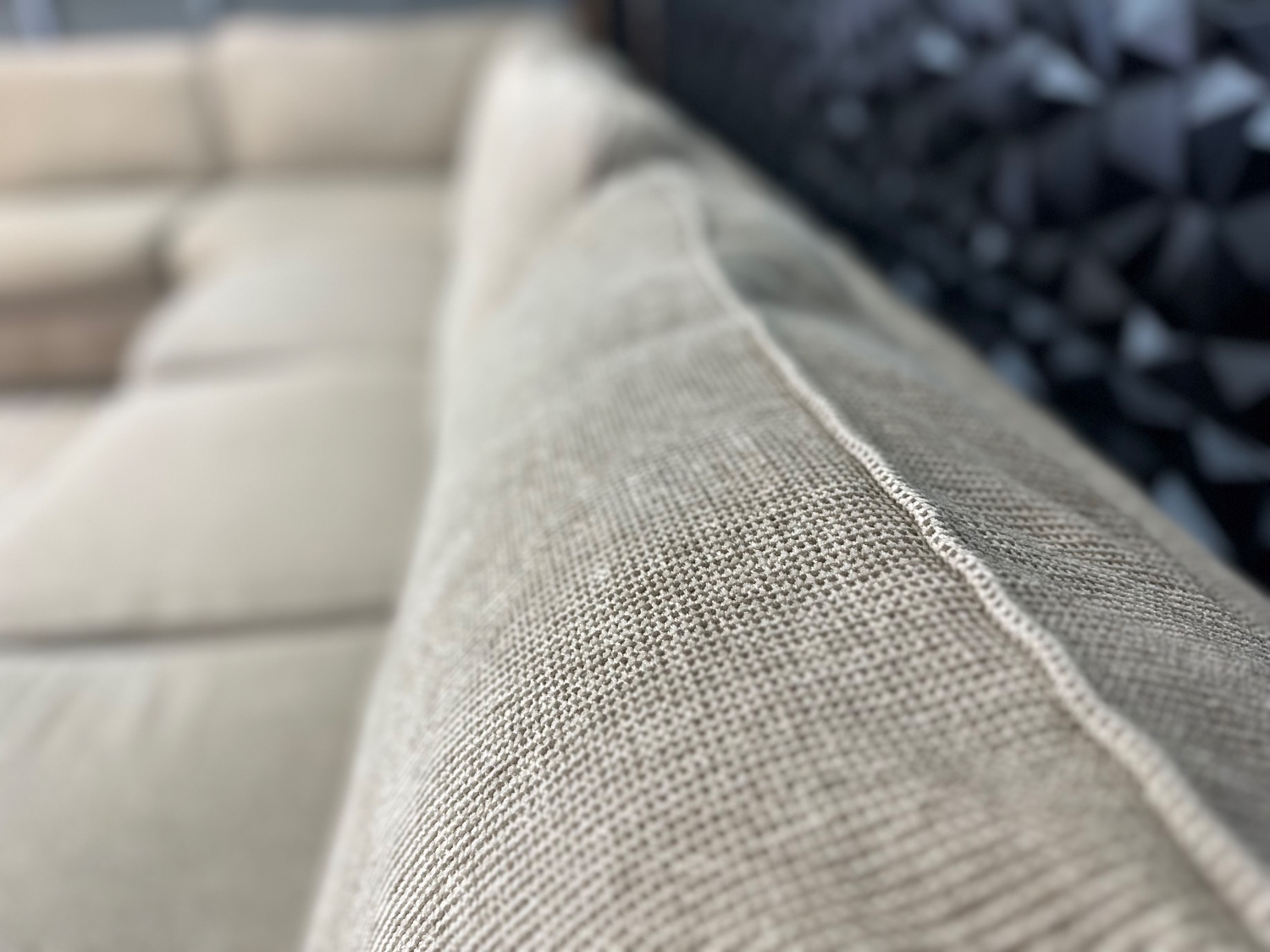 Free Delivery- Broyhill beige U shaped sectional couch image | Ivy Store