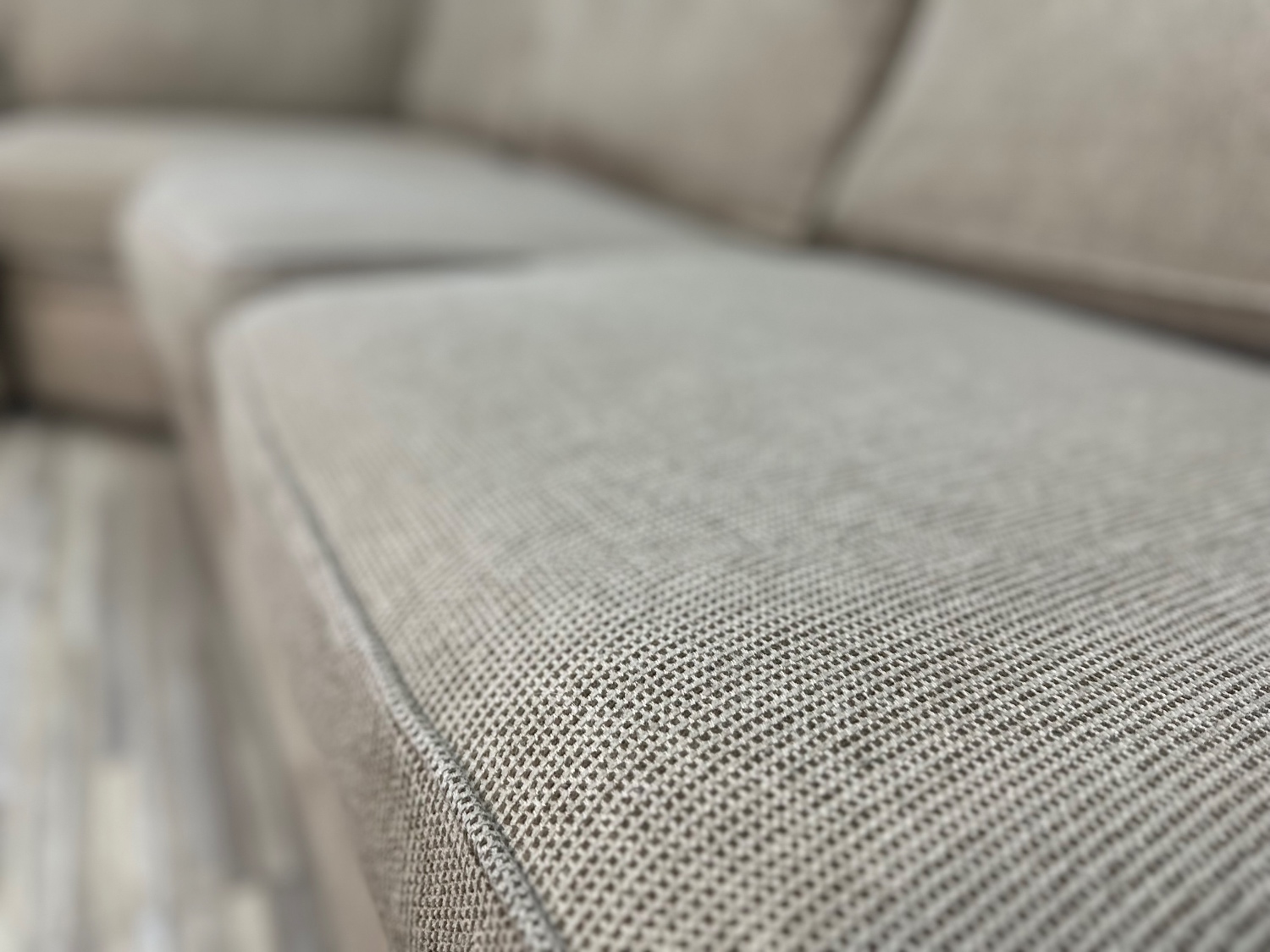 Free Delivery- Broyhill beige U shaped sectional couch image | Ivy Store