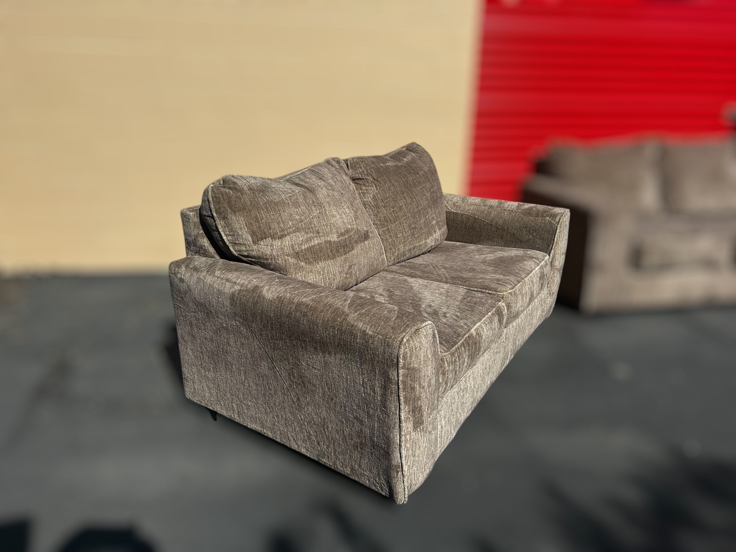 Free Delivery- Ashley green couch/sofa + loveseat set image | Ivy Store