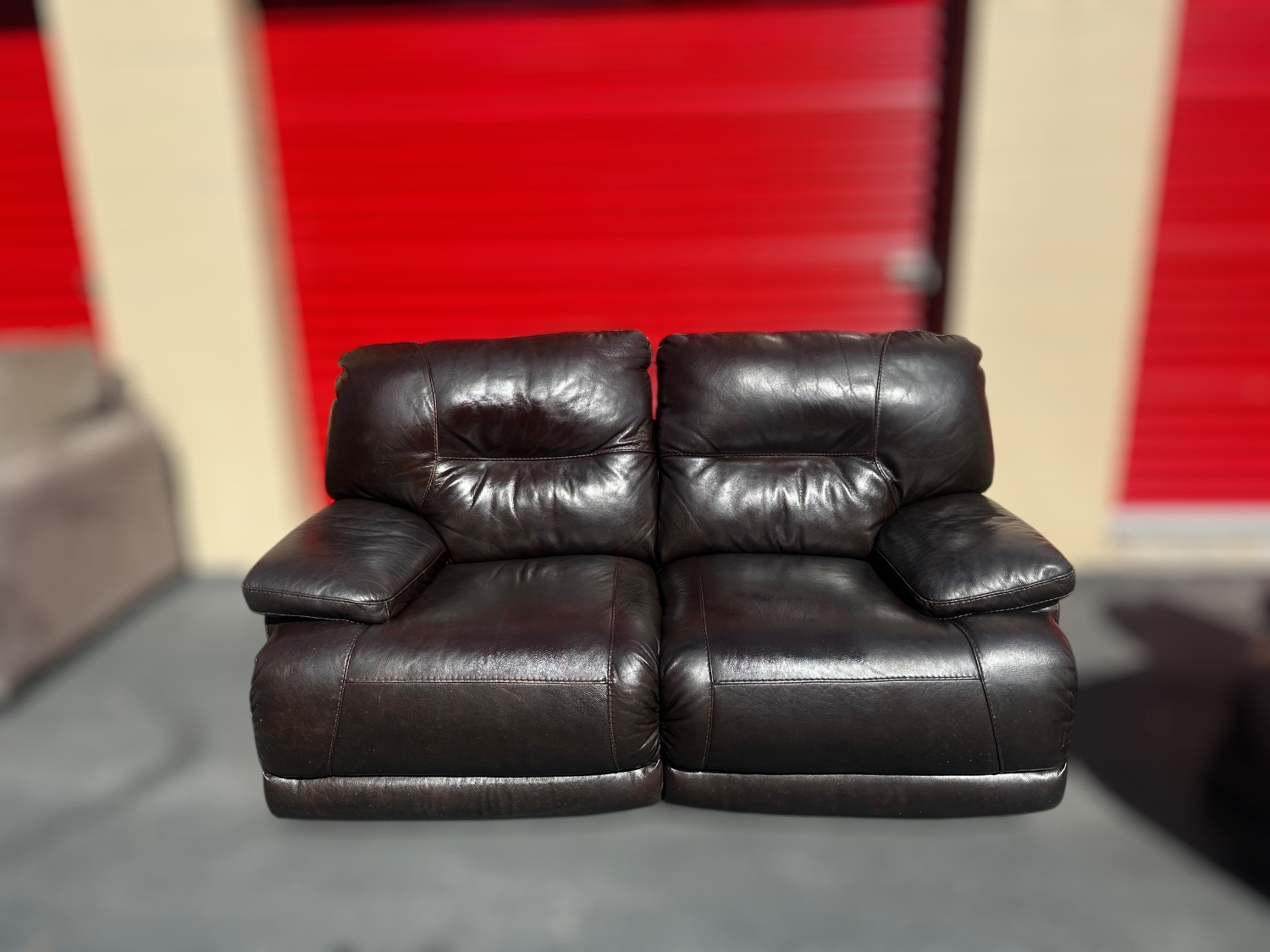 Free Delivery- Matching dark brown recliner loveseats couches Image #2 | Ivy Store