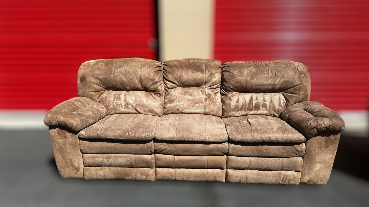 Free Delivery Brown recliner couch/sofa and chair Image #2 | Ivy Store