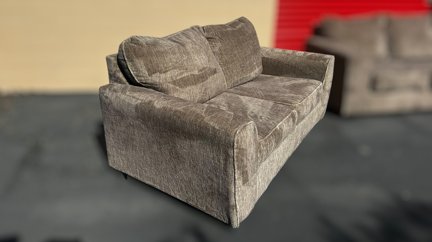 Free Delivery Ashley Green couch/sofa + loveseat set image | Ivy Store