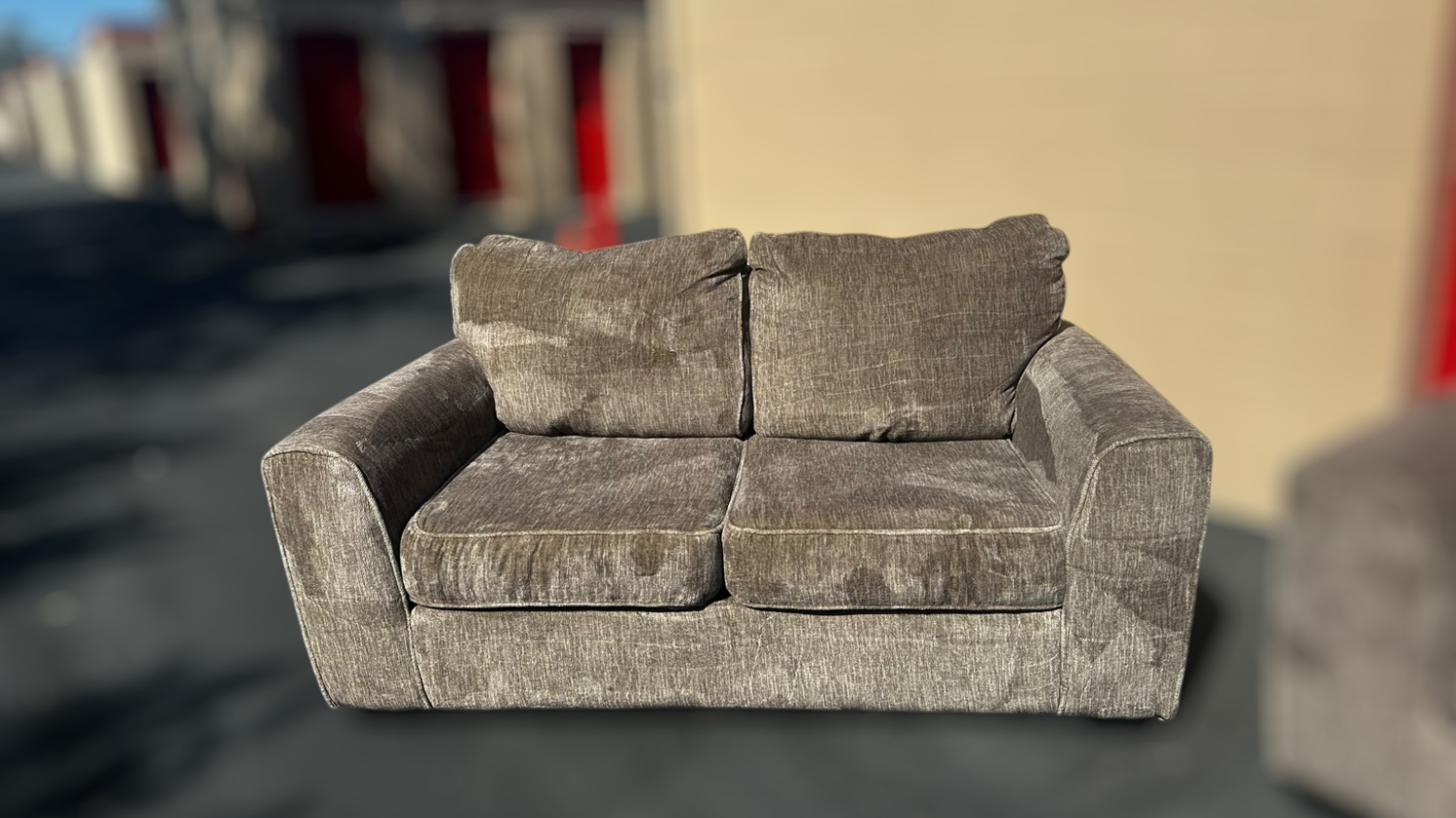 Free Delivery Ashley Green couch/sofa + loveseat set image | Ivy Store