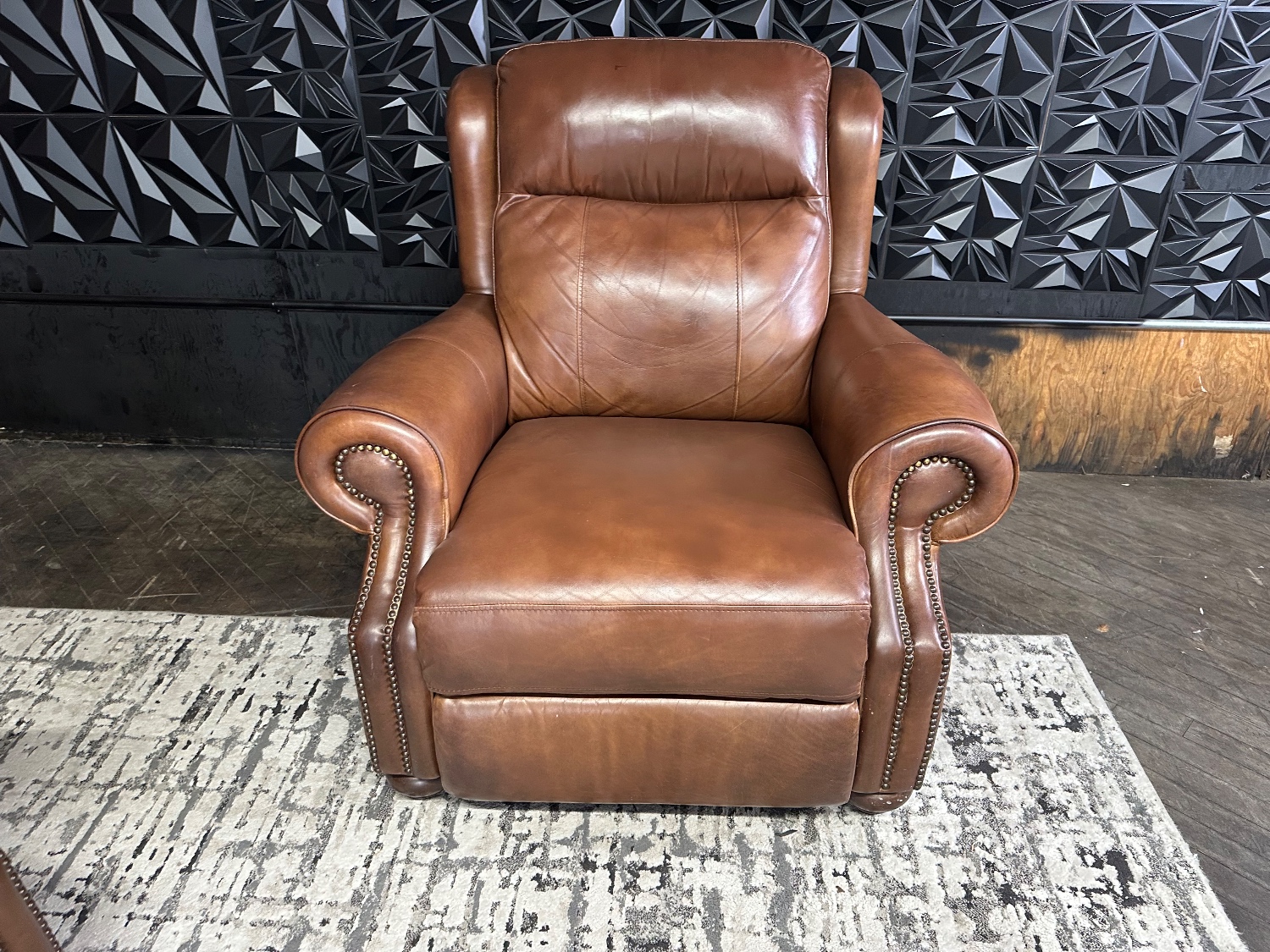 Free Delivery- brown leather recliner sofa/couch + chair retails 2598 image | Ivy Store
