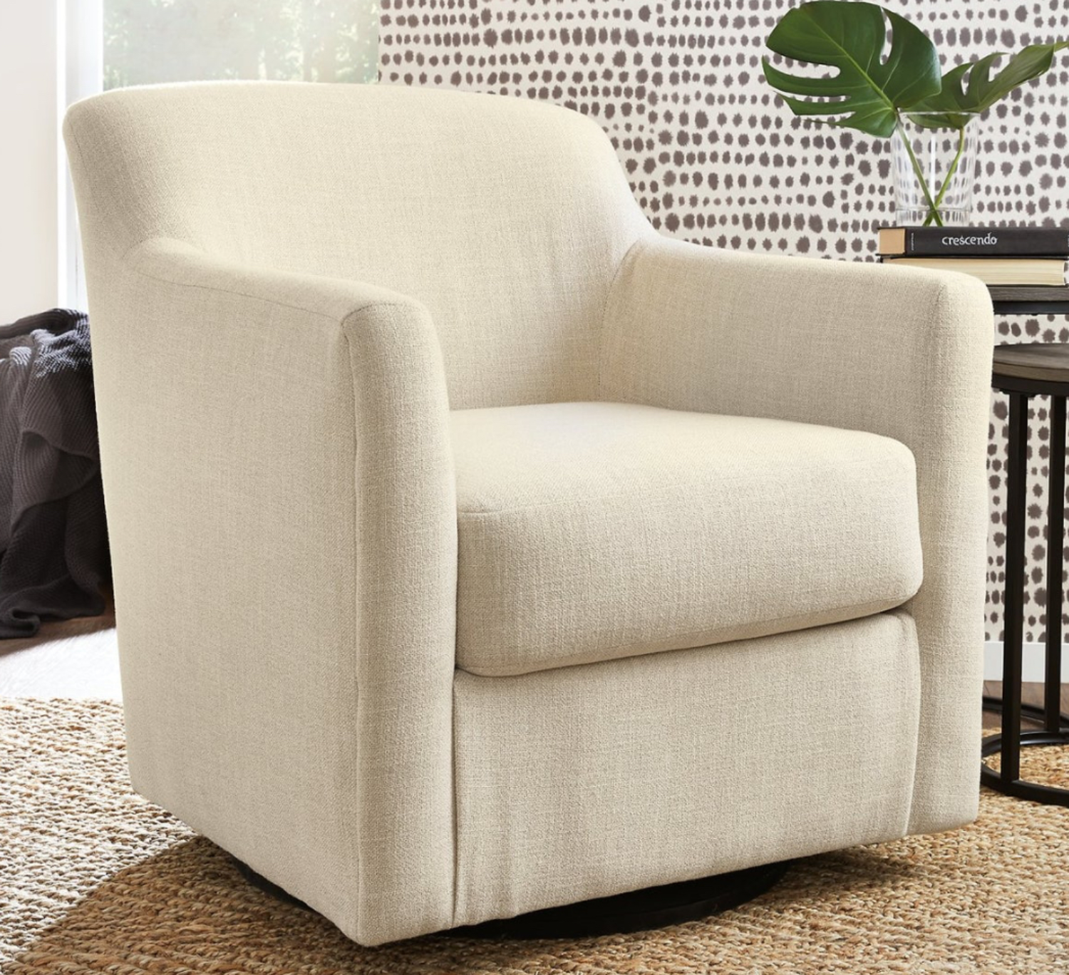 Bradney Swivel Accent Chair | 🚛 WHITE GLOVE DELIVERY Image #1 | Ivy Store