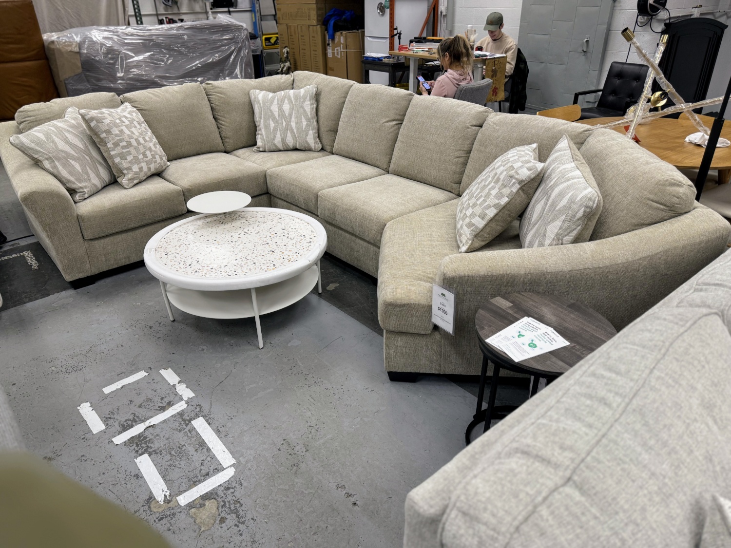 Brogan Bay 3pc Sectional w/Cuddle Corner | 🚛 WHITE GLOVE DELIVERY Image #1 | Ivy Store