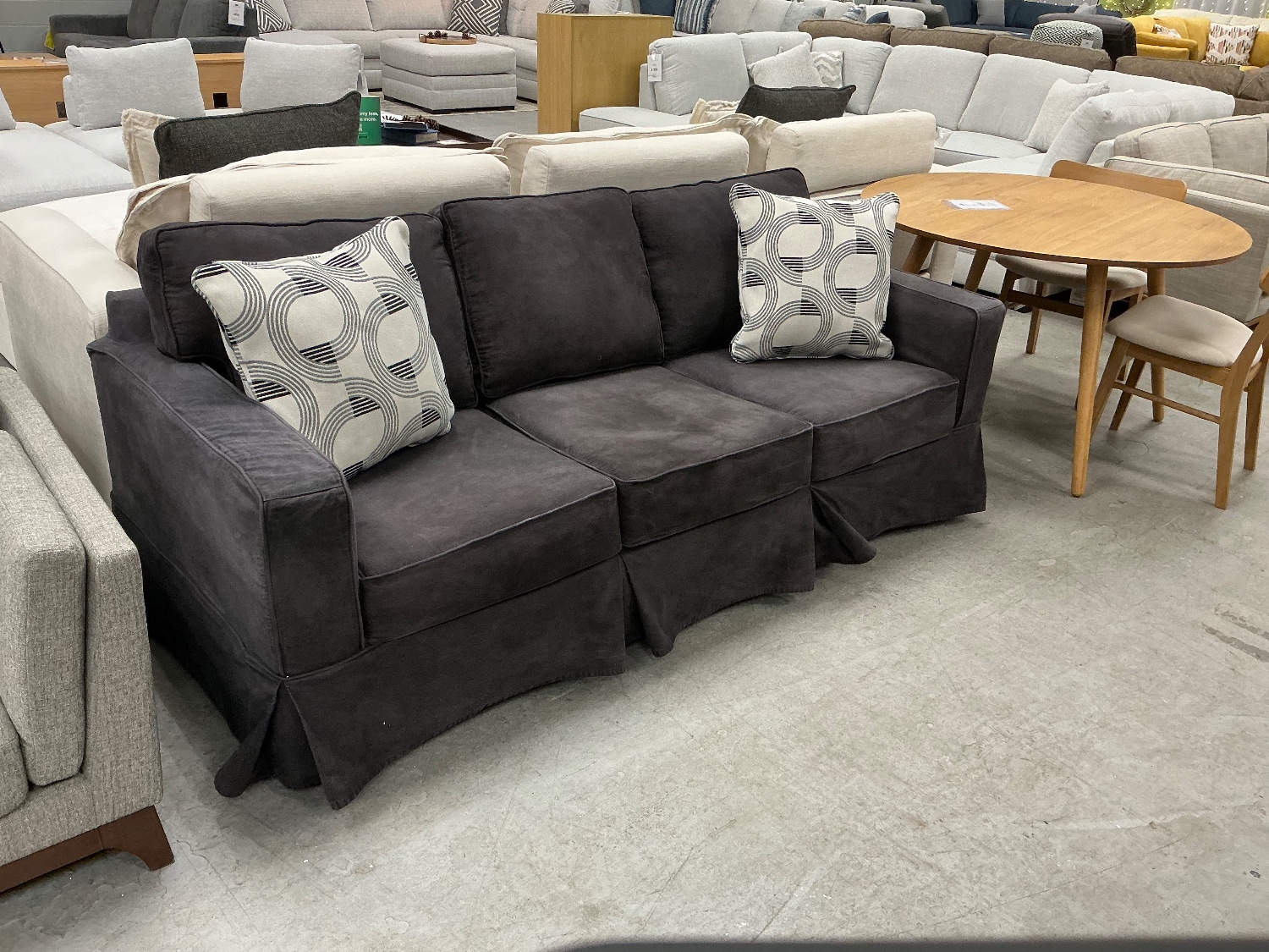 Jordan’s Furniture Sofa (Slipcover) | 🚚 WHITE GLOVE DELIVERY Image #2 | Ivy Store