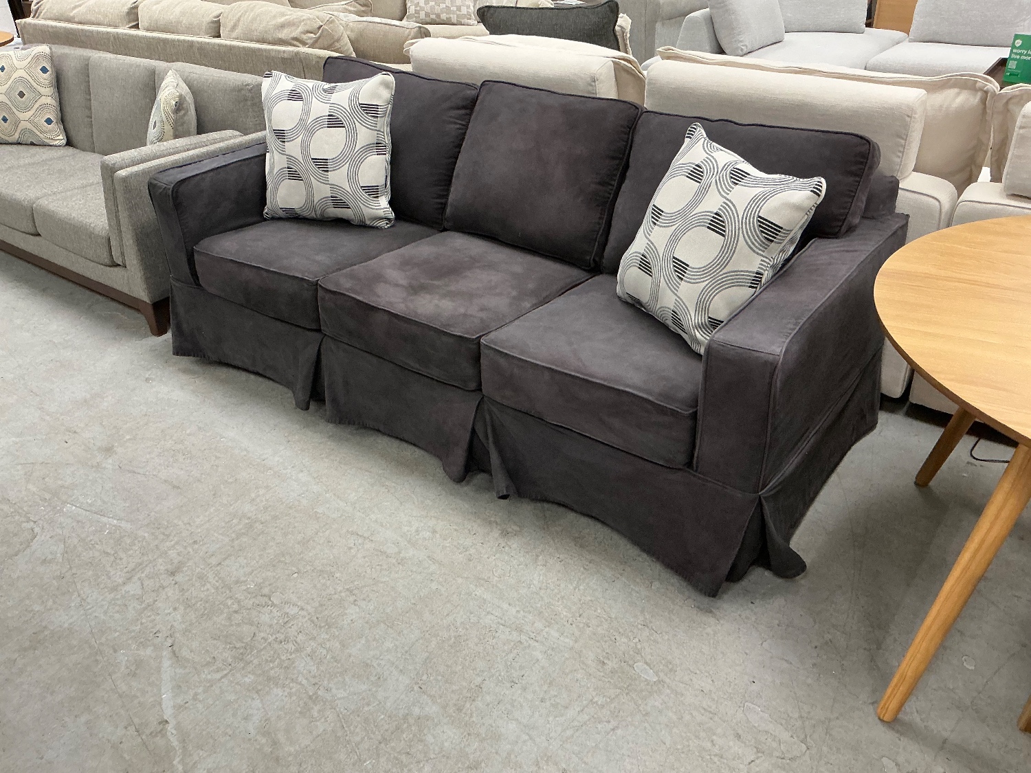 Jordan’s Furniture Sofa (Slipcover) | 🚚 WHITE GLOVE DELIVERY Image #1 | Ivy Store
