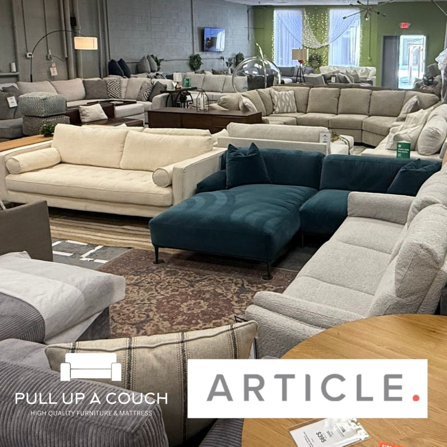 ARTICLE - Alta Dining Armchairs (Walnut/Gray) | 🚛 WHITE GLOVE DELIVERY image | Ivy Store