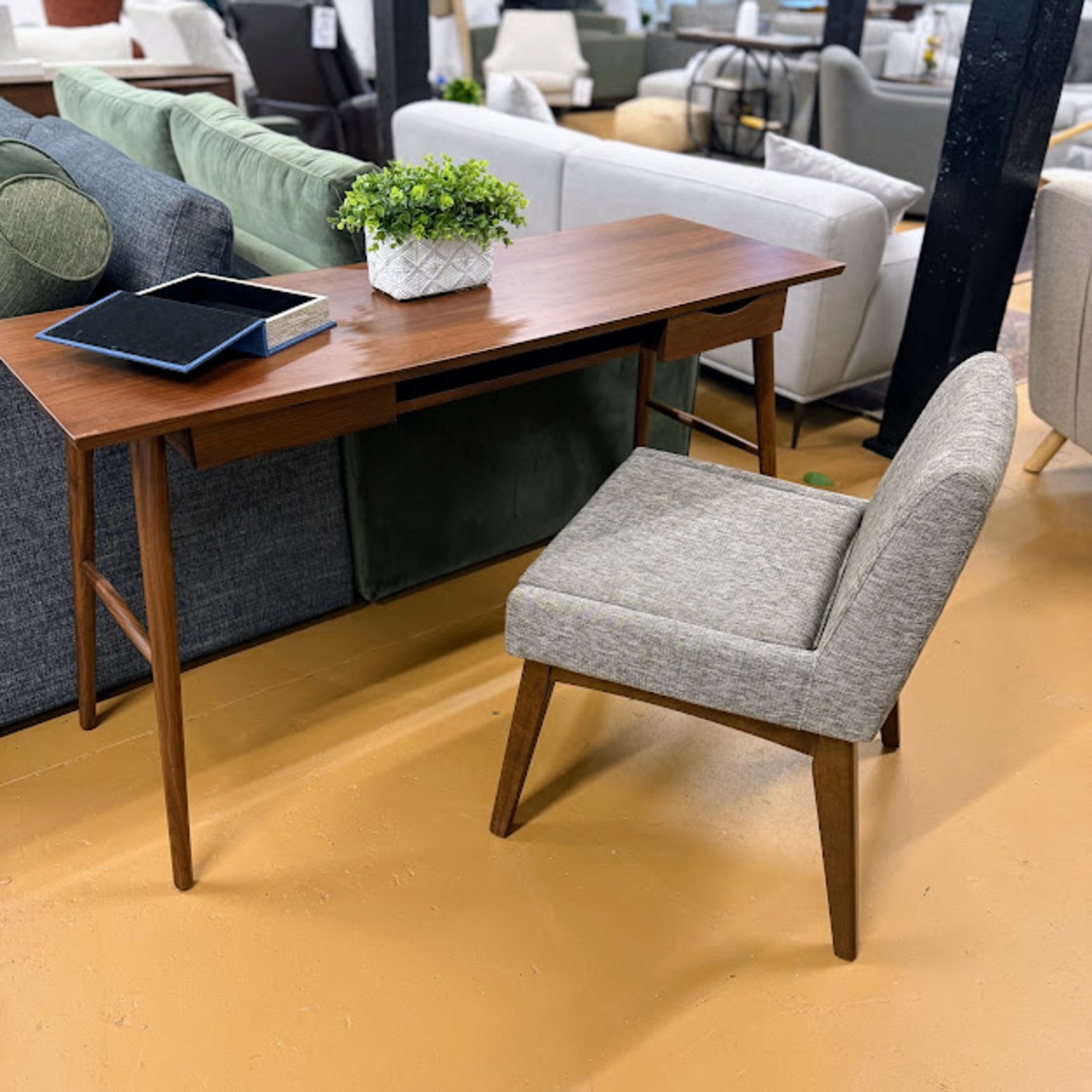 ARTICLE - CHANTEL DINING CHAIR (Volcanic Gray) | 🚛 WHITE GLOVE DELIVERY Image #2 | Ivy Store