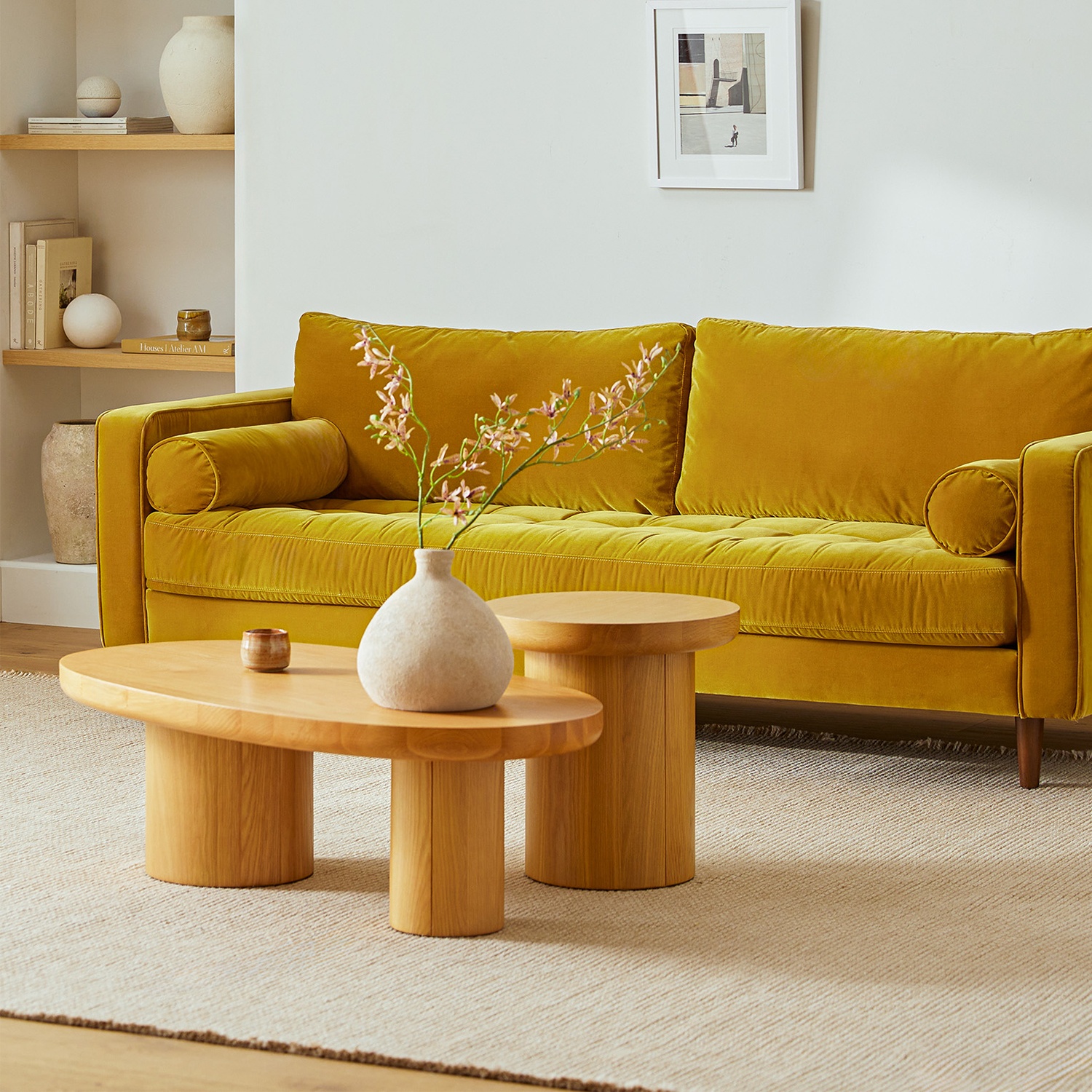 ARTICLE - Baarlo 46" Coffee Table | 🚛 WHITE GLOVE DELIVERY Image #2 | Ivy Store