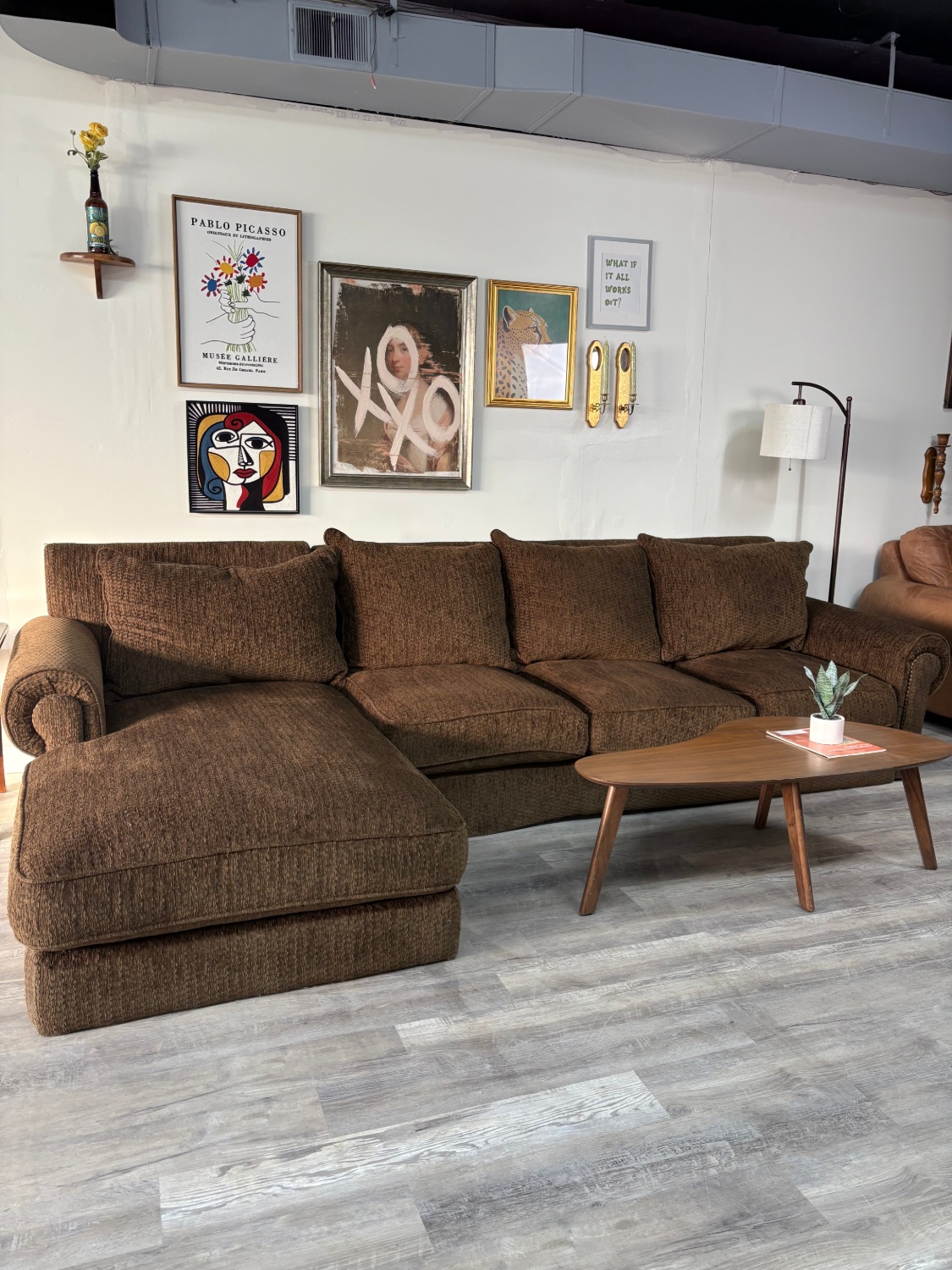 Rocky Mountain Brown Sectional - Free Delivery Throughout Omaha image | Ivy Store