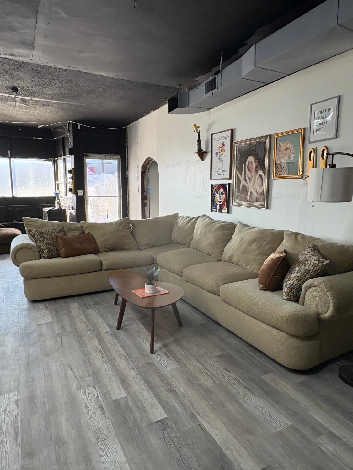 Large Tan Sectional - Free Delivery Throughout Omaha Image #1 | Ivy Store