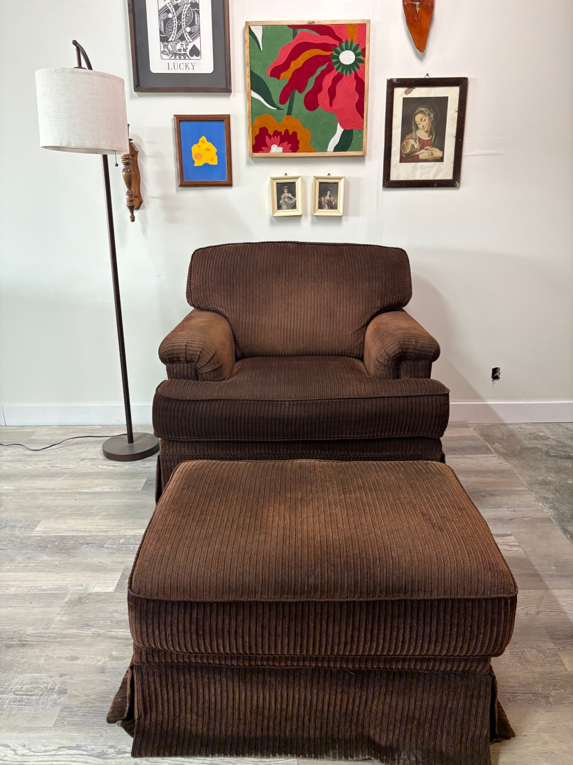 Flexsteel Oversized Chair and Ottoman - Free Delivery Throughout Image #1 | Ivy Store
