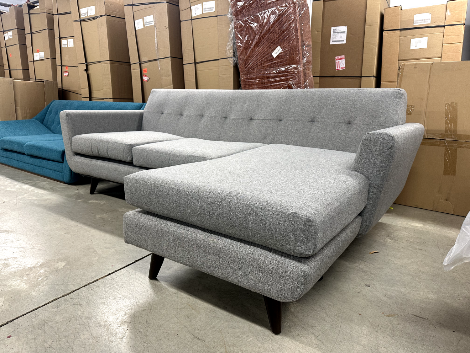 Joybird Hughes Reversible Sectional - Delivery and Financing Available Image #1 | Ivy Store