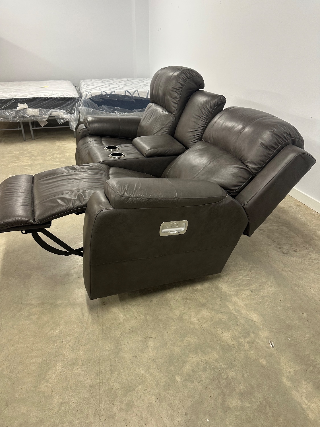La-Z-Boy Leather Power Reclining Loveseat - Delivery Available! image | Ivy Store