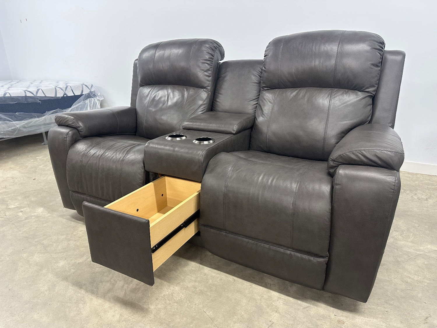 La-Z-Boy Leather Power Reclining Loveseat - Delivery Available! image | Ivy Store