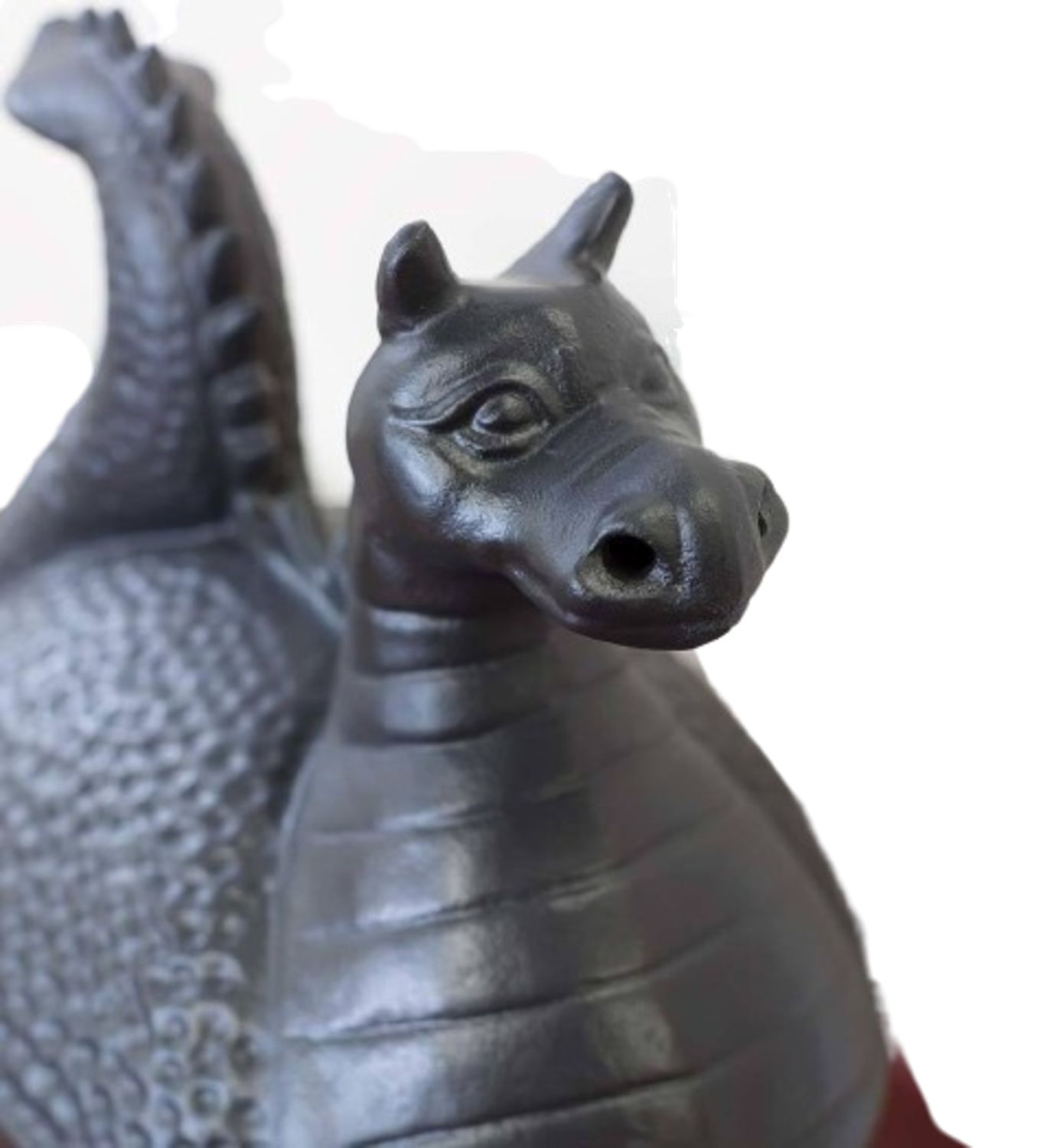 Cast Iron Rust Resistant Dragon Wood Stove Steamer in Matte Black image | Ivy Store