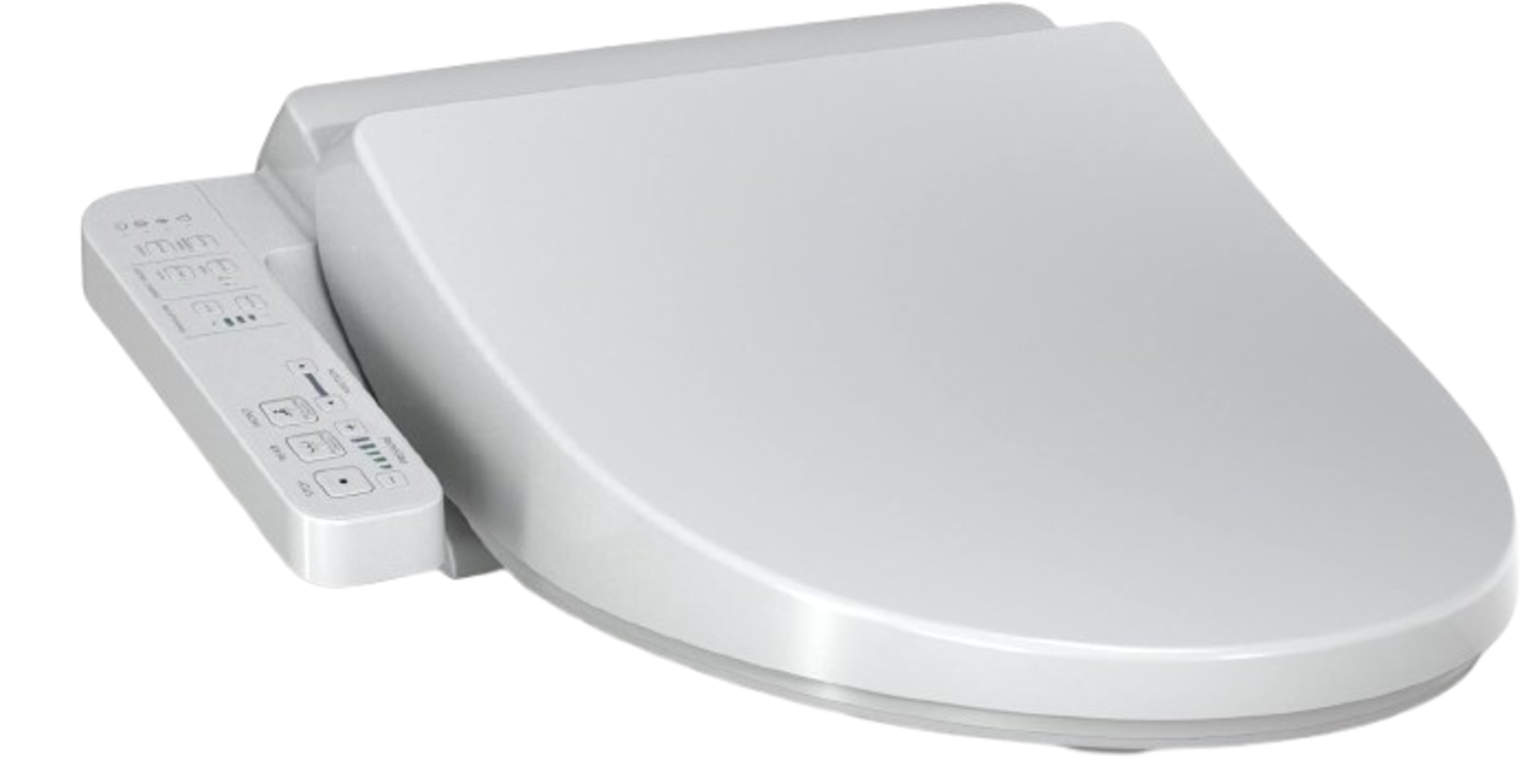Elongated Toto Washlet A2 Electronic Bidet with Heated Seat and Soft Close Lid in Cotton White - SW3004#01 Image #2 | Ivy Store
