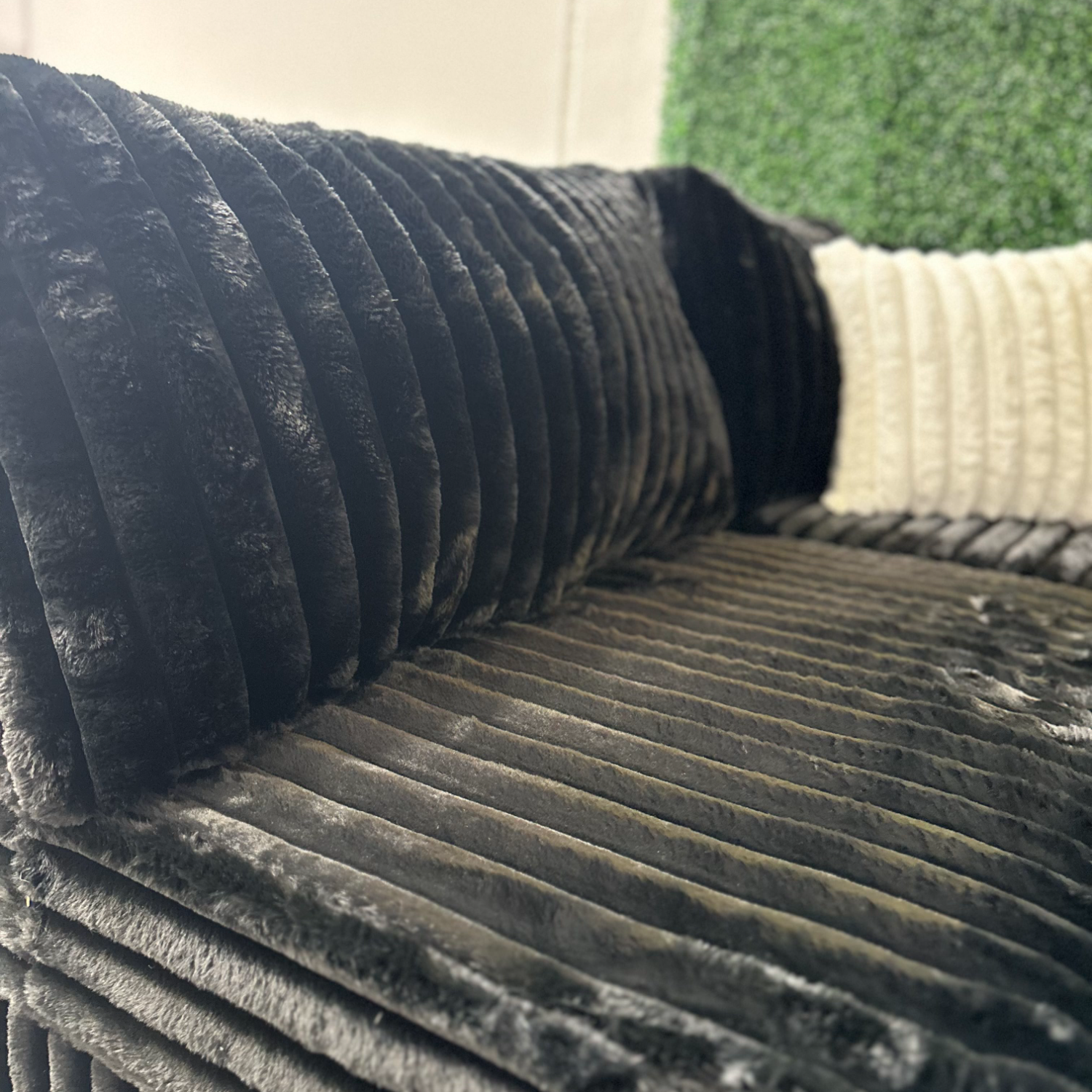 Huge Sectional Couch Black - Free Delivery image | Ivy Store