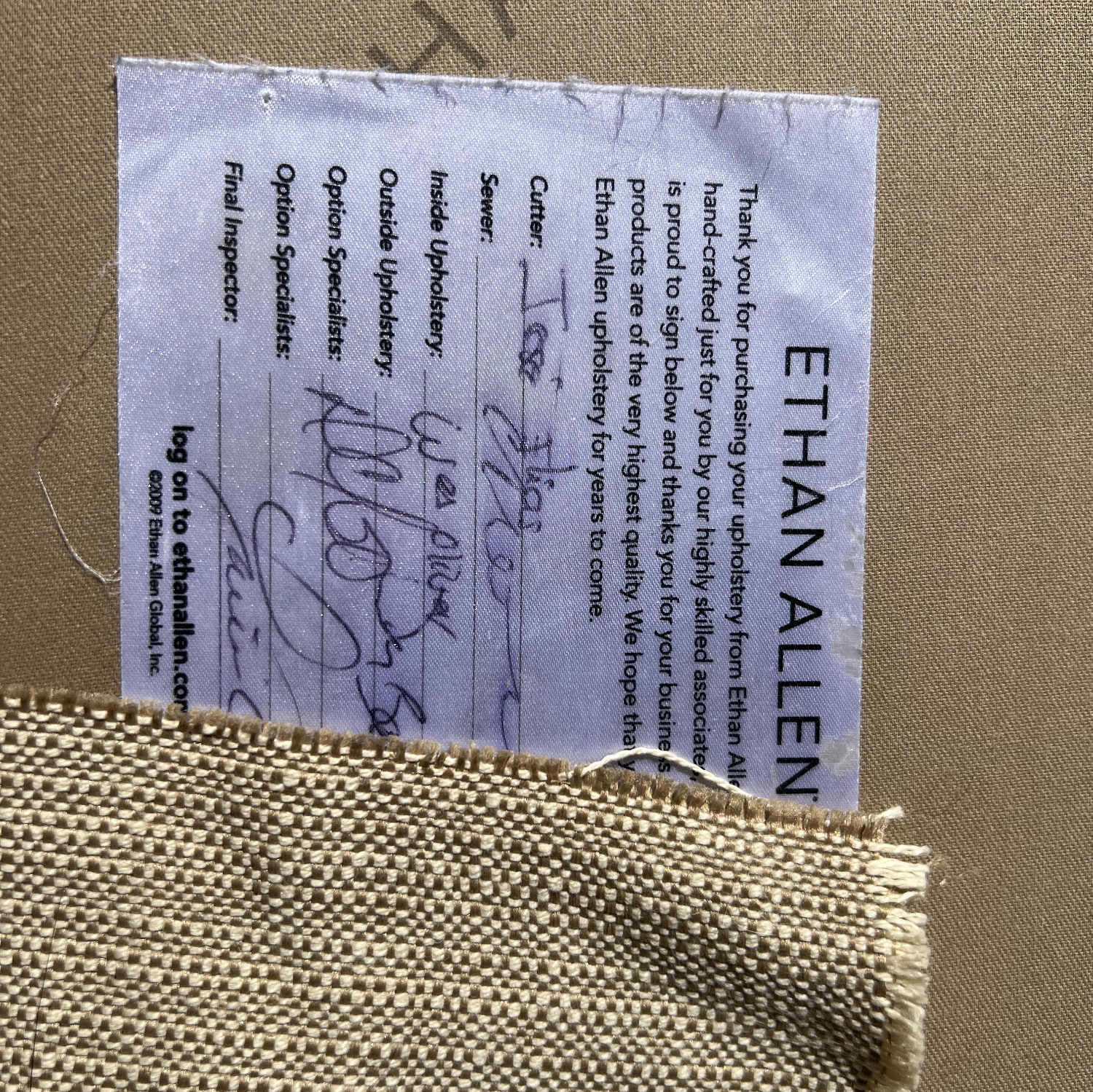 🚛 Handcrafted Ethan Allen Sofa Couch Great Deal Delivery  Image #1 | Ivy Store