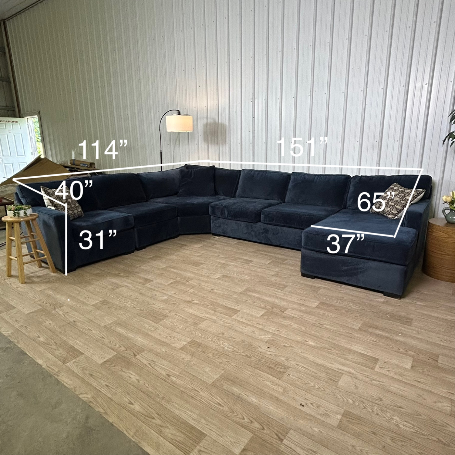 Macys Radley U-Sectional Couch Image #2 | Ivy Store