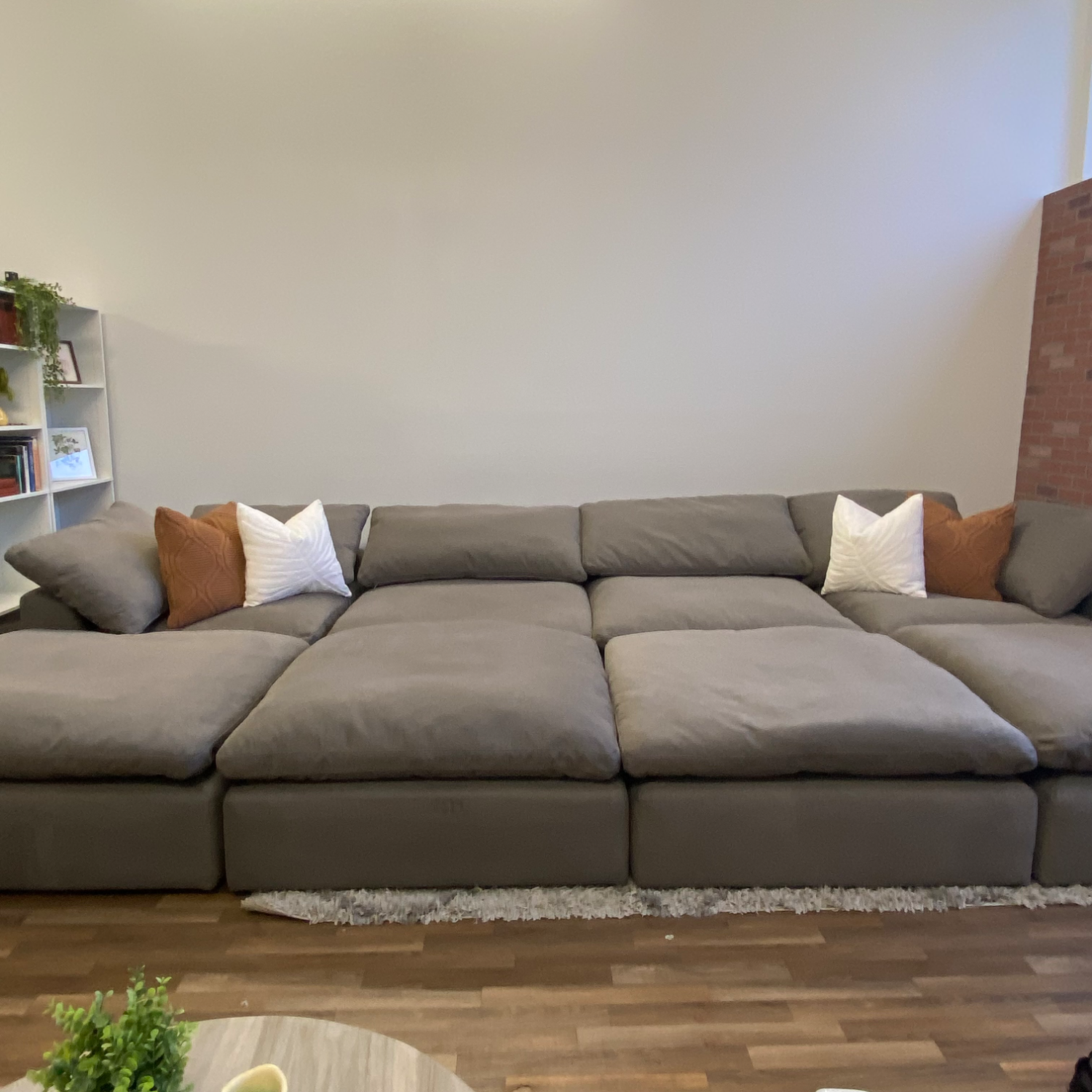 Modular Sectional Couch Gray - Delivery Available Image #1 | Ivy Store