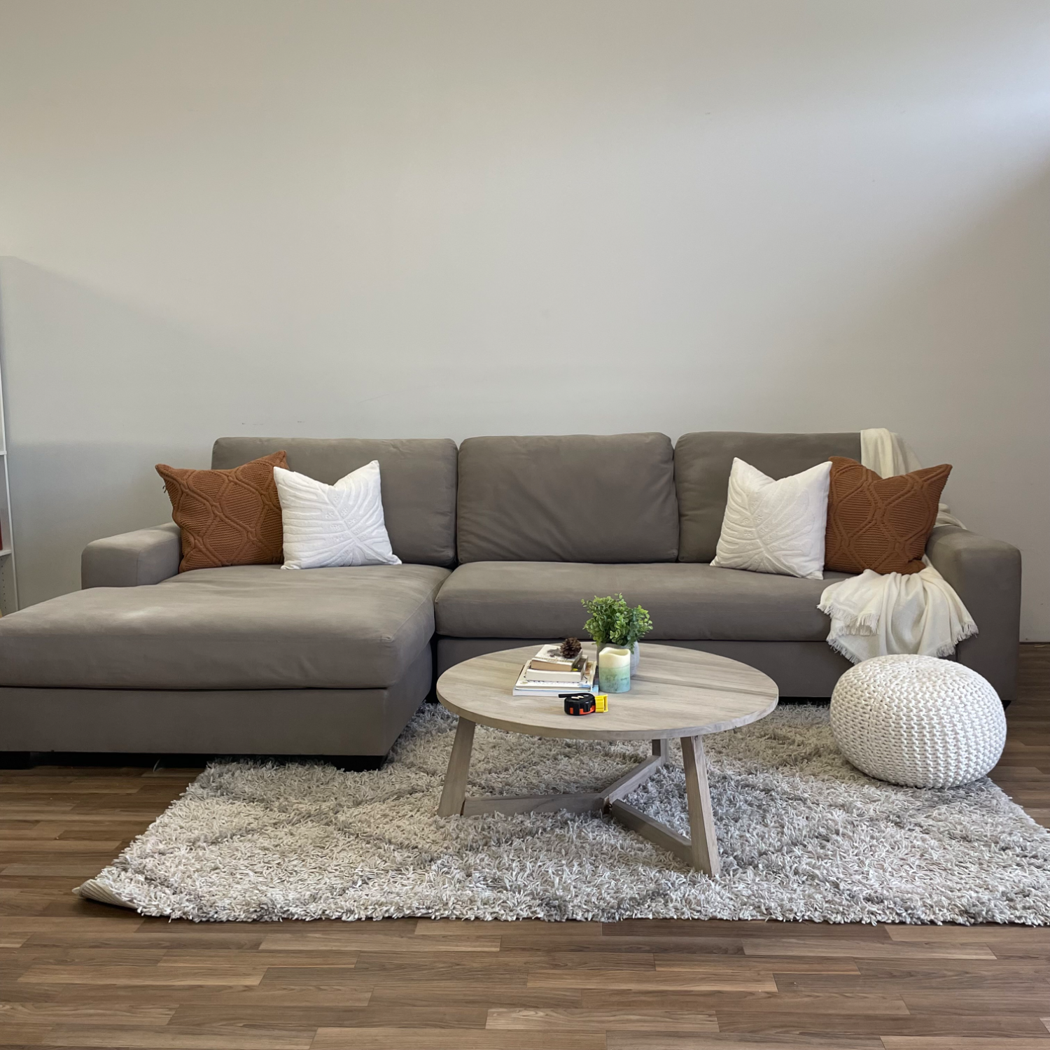 Pottery Barn Big Sur 2 Piece Sectional in Gray Image #1 | Ivy Store