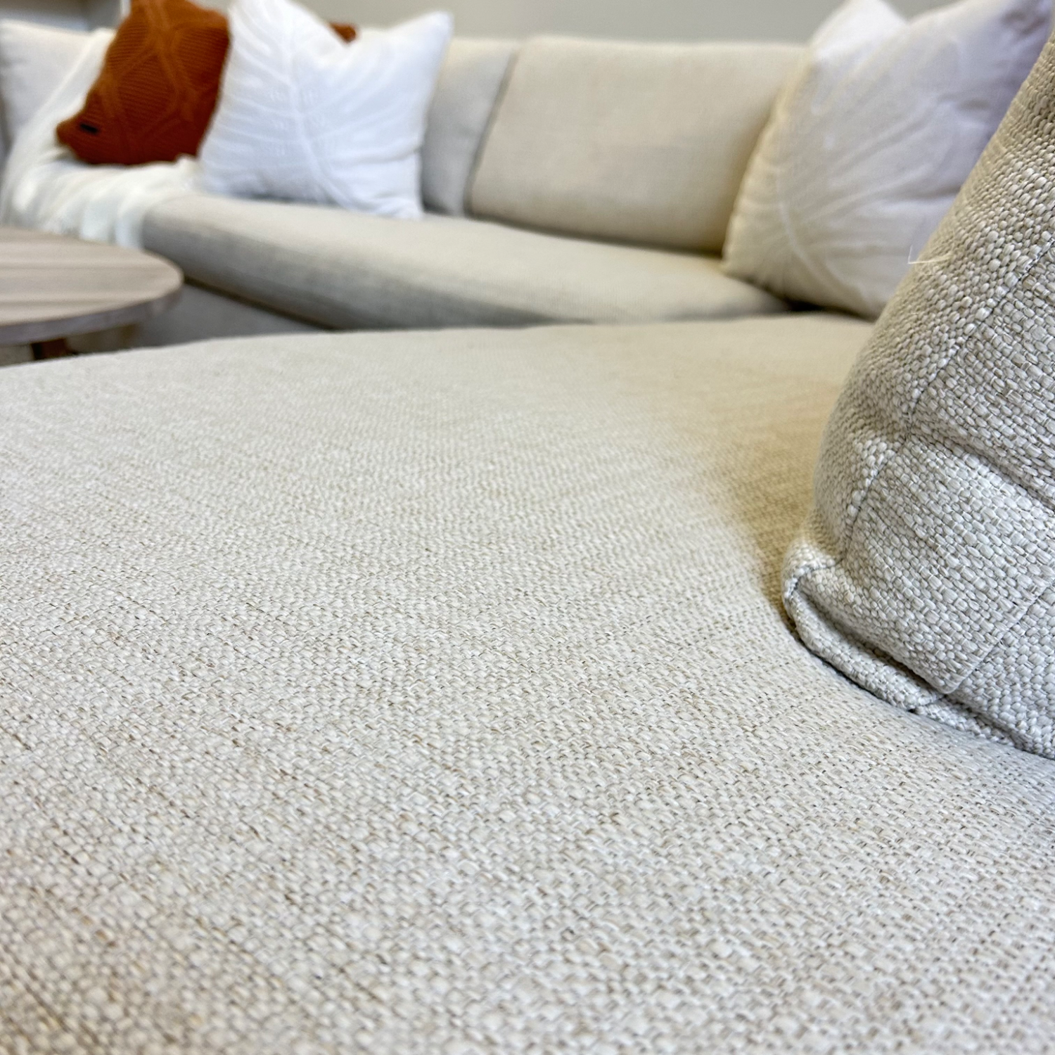 West Elm Marin 2 Piece Sectional in Cream image | Ivy Store