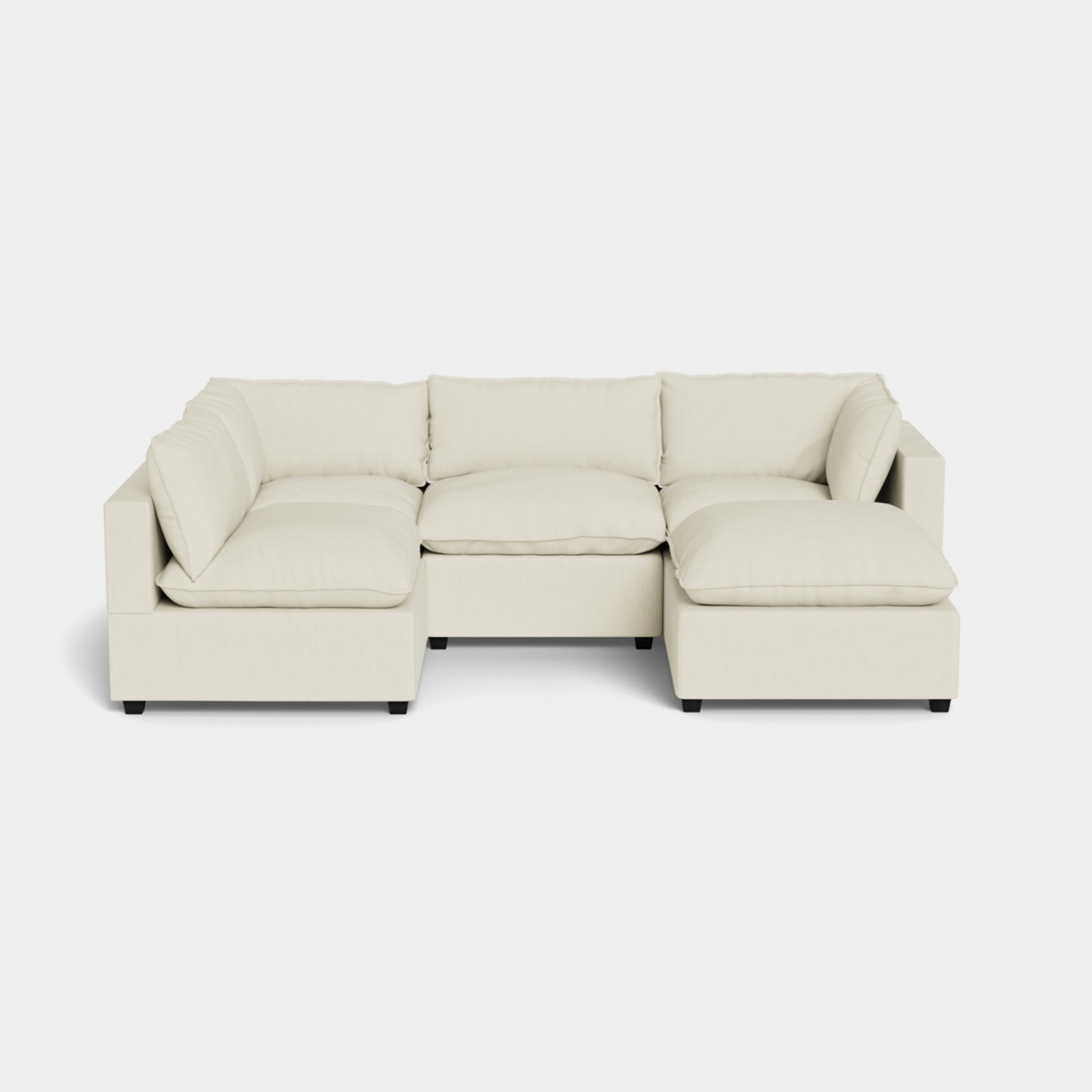 Albany Park Kova Modular 5 Pc Sectional in Dune Performance Linen Image #1 | Ivy Store