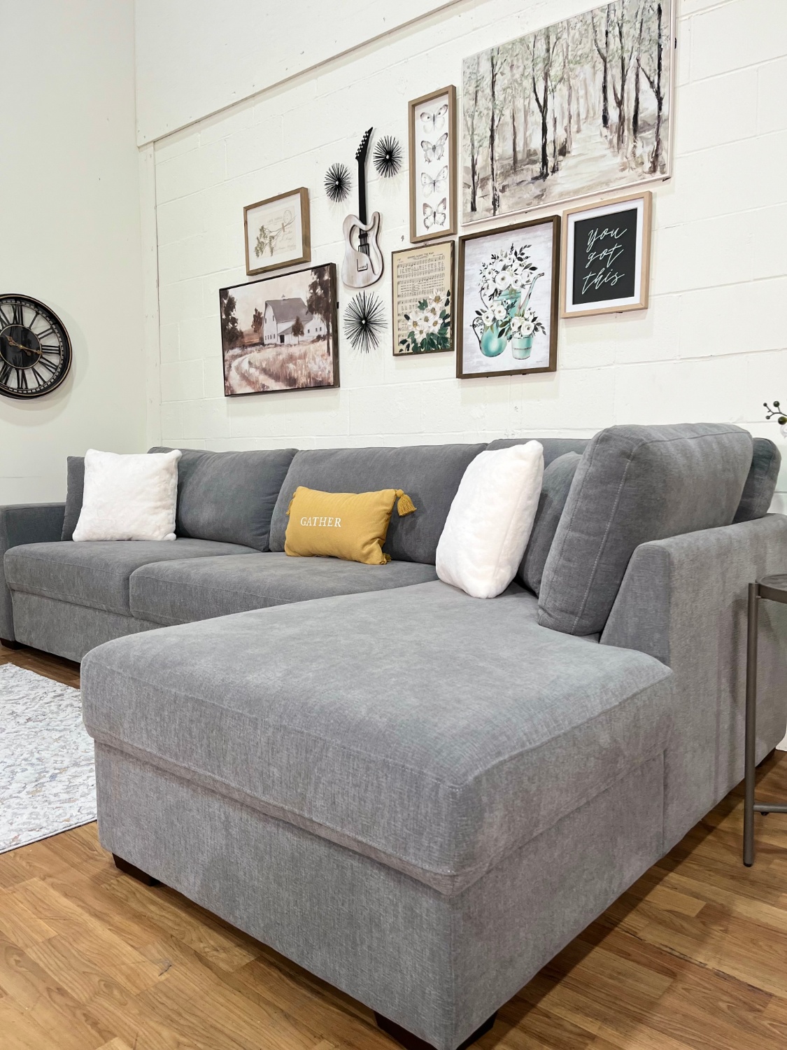 Camlin Convertible Sleeper Sectional w/Chaise (Like-New) | Free Delivery! 🚛 image | Ivy Store