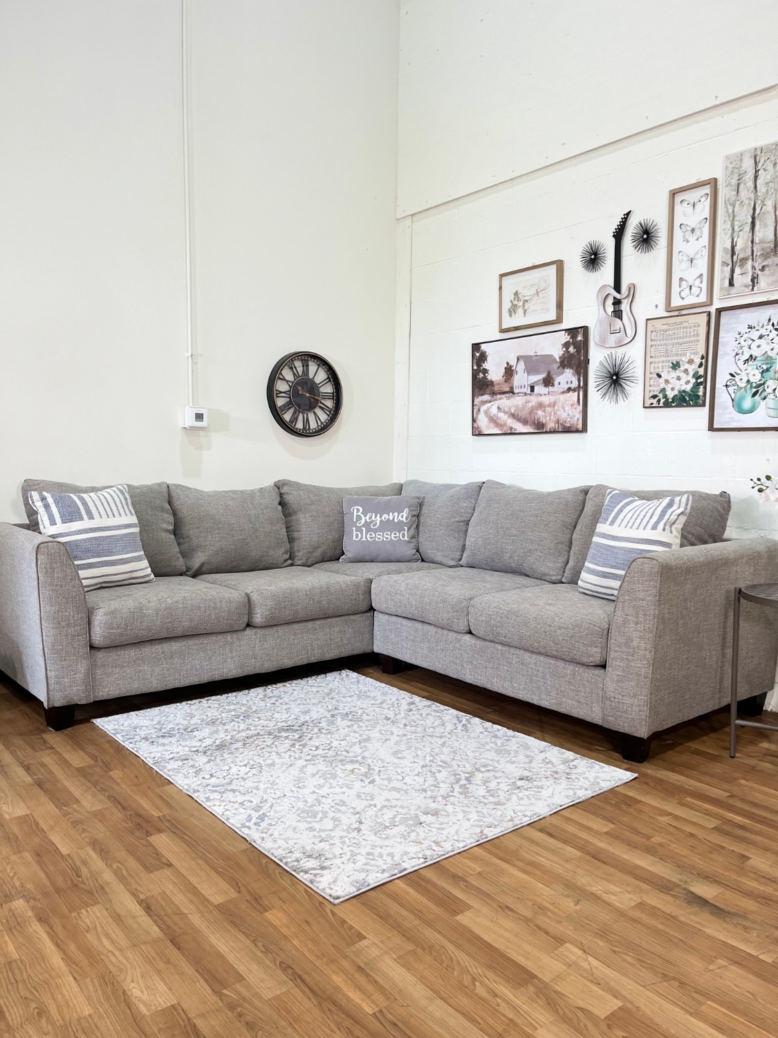 Gray Sectional Couch | Free Delivery Image #2 | Ivy Store
