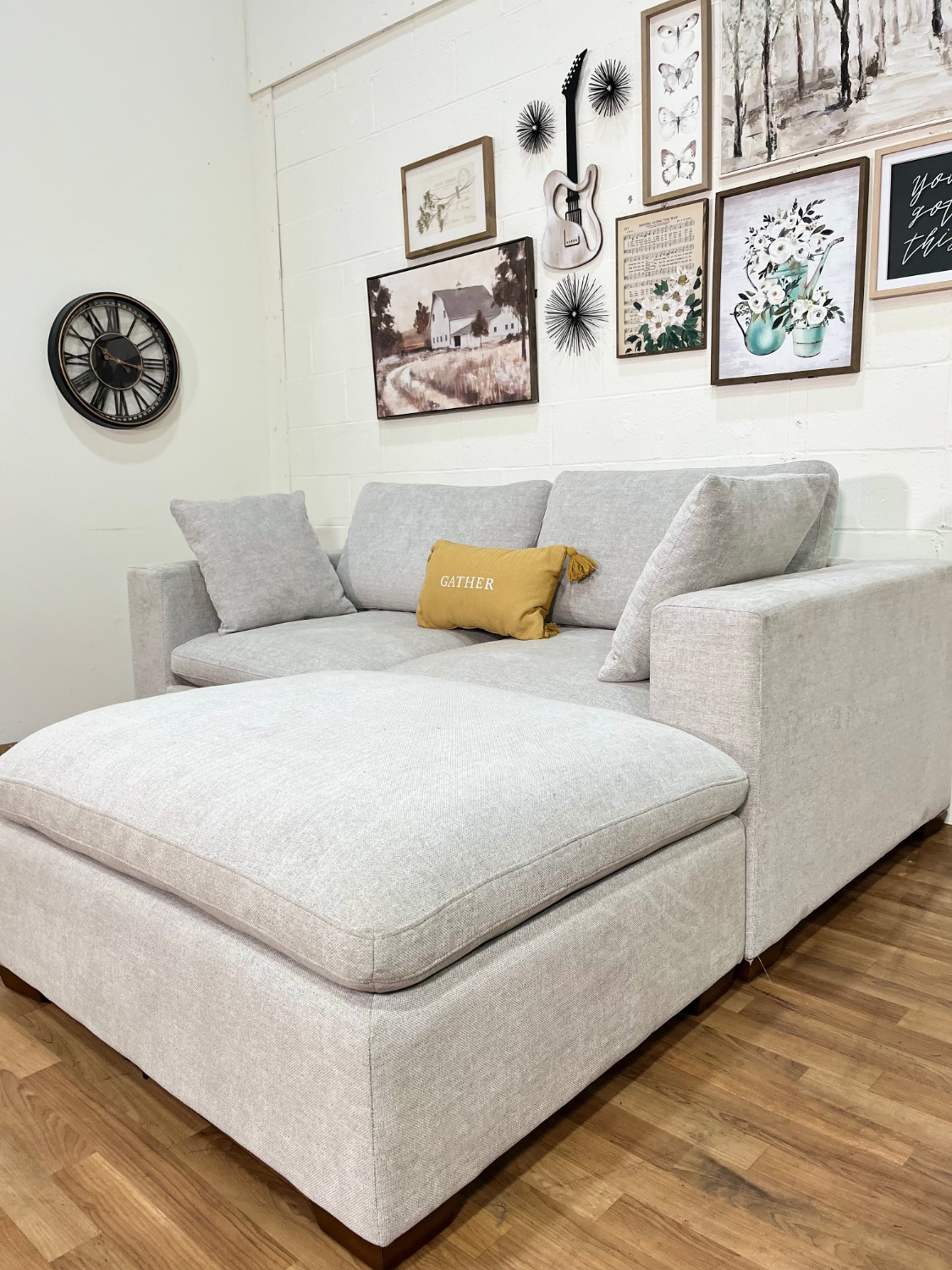 Lowell 3pc Modular Cloud Couch | Free Delivery! Image #2 | Ivy Store