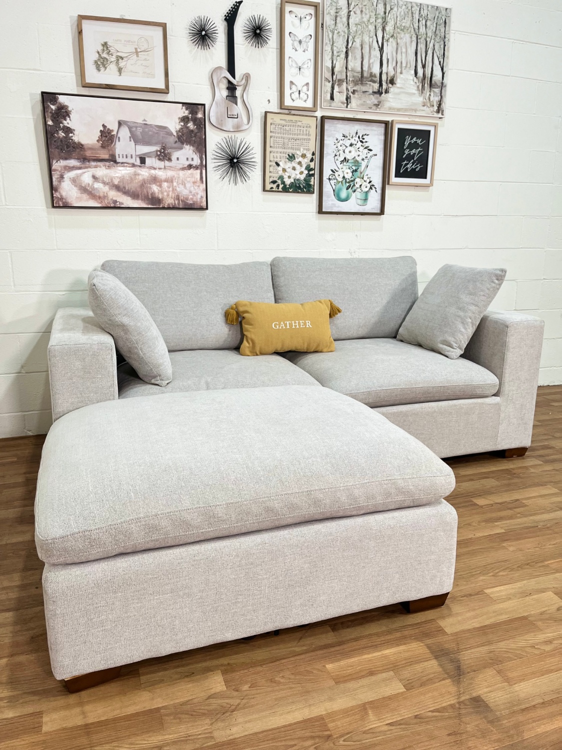 Lowell 3pc Modular Cloud Couch | Free Delivery! Image #1 | Ivy Store