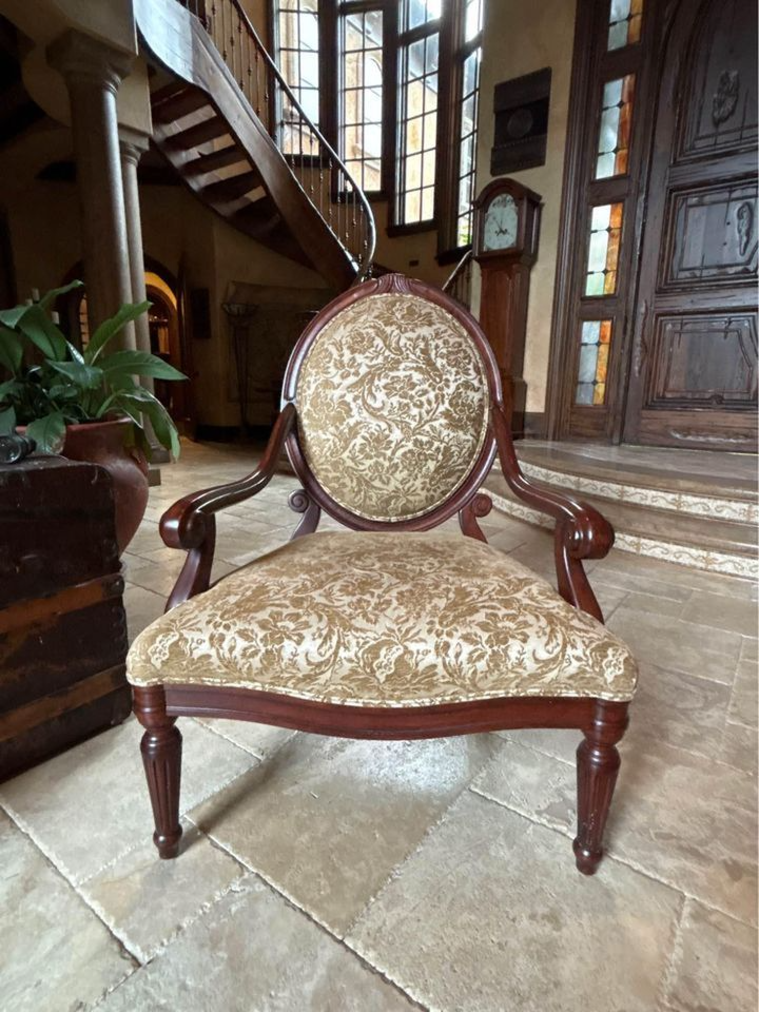 Beige/Gold Armchair from JM Paquet! European Design! Very High end! Image #1 | Ivy Store
