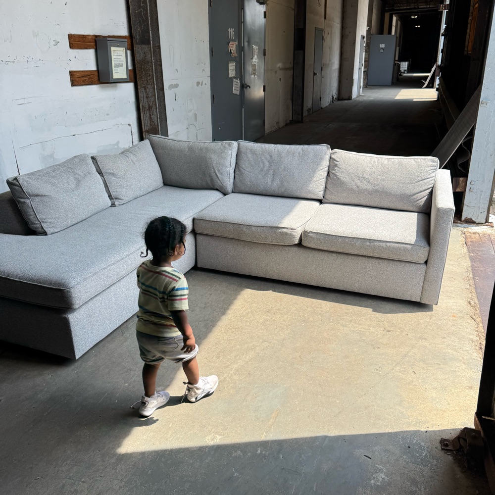 West Elm Harris Sectional | 🚛 WHITE GLOVE DELIVERY Image #1 | Ivy Store