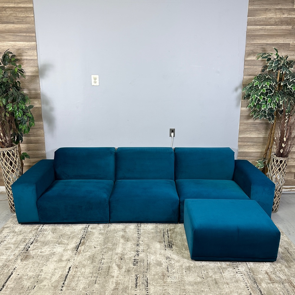 Blue 4-Piece Modular From Casltery - Delivery Available Image #1 | Ivy Store