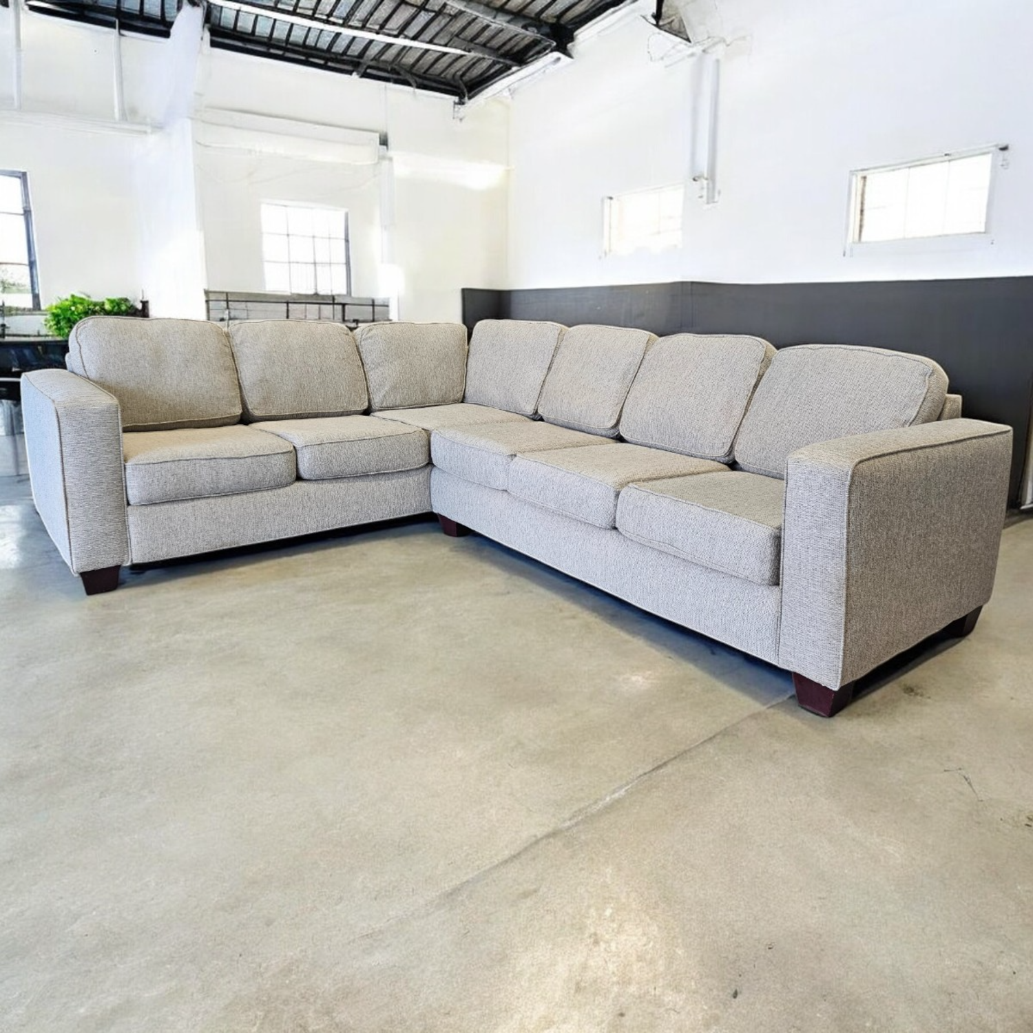  Beige L-Sectional🚛 Can Deliver🚫 NO DEPOSIT NEEDED Image #2 | Ivy Store