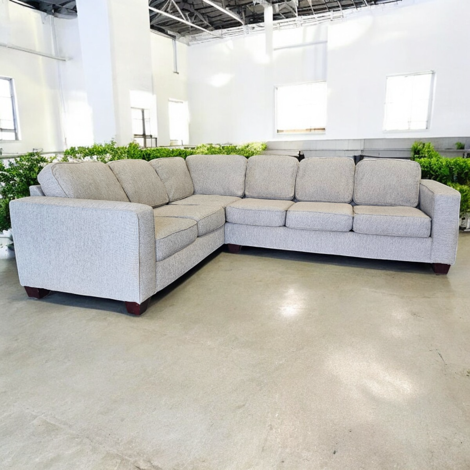  Beige L-Sectional🚛 Can Deliver🚫 NO DEPOSIT NEEDED Image #1 | Ivy Store