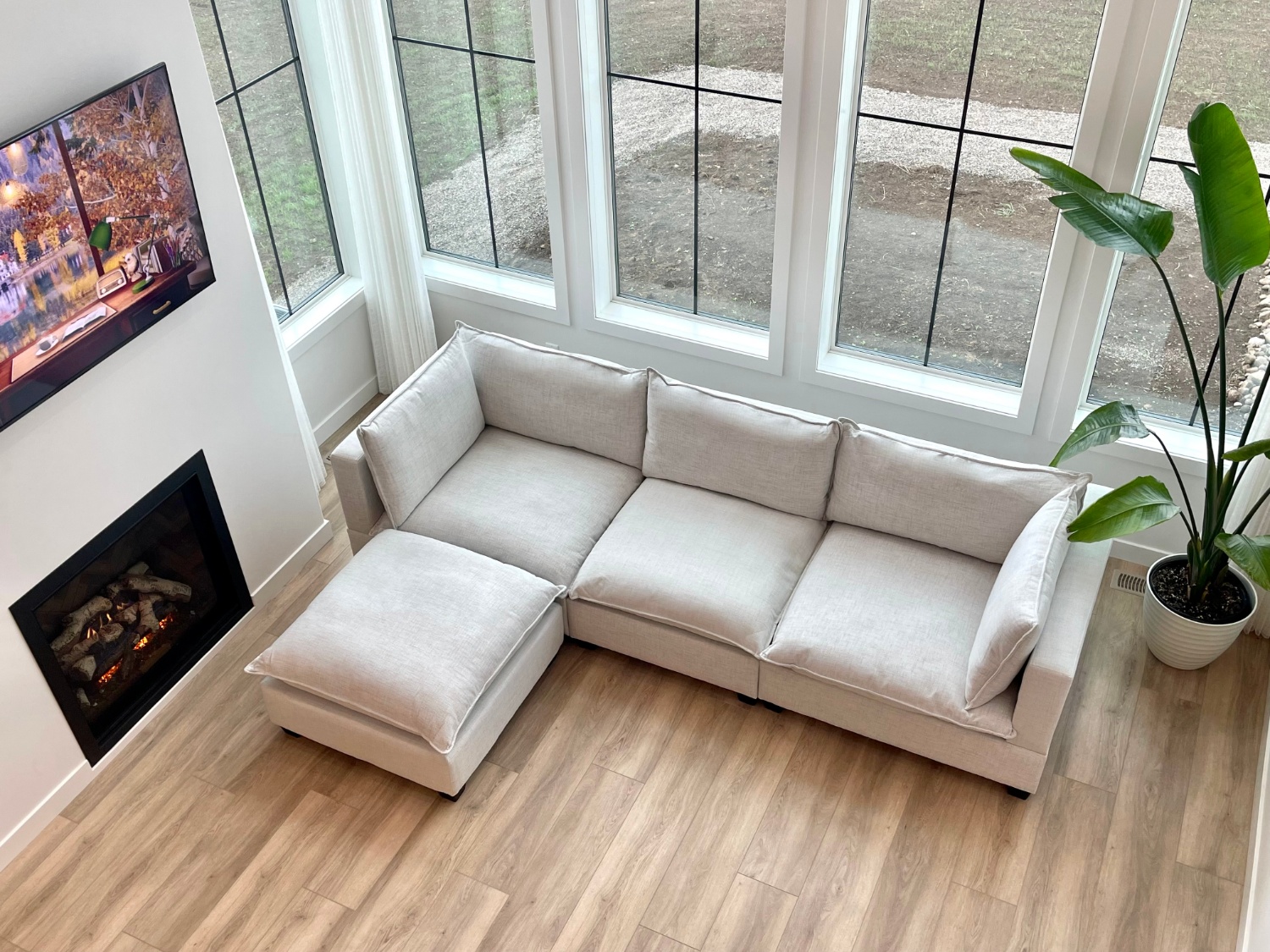 🚛 Beige Cloud Sectional Image #2 | Ivy Store