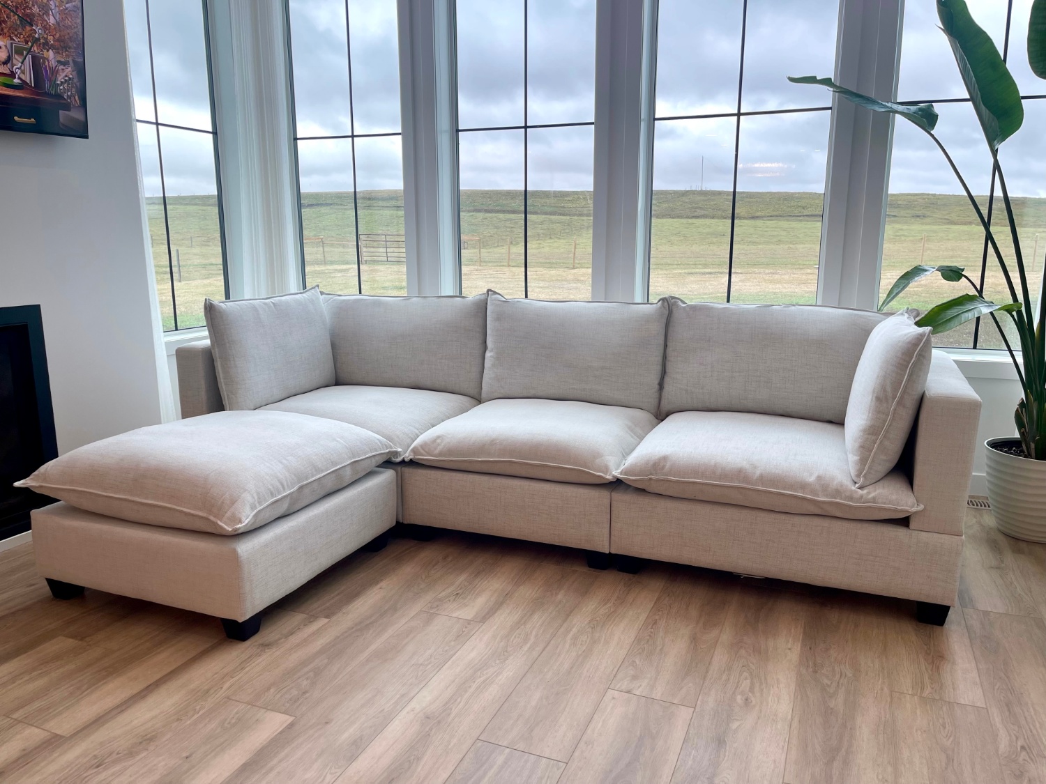 🚛 Beige Cloud Sectional Image #1 | Ivy Store