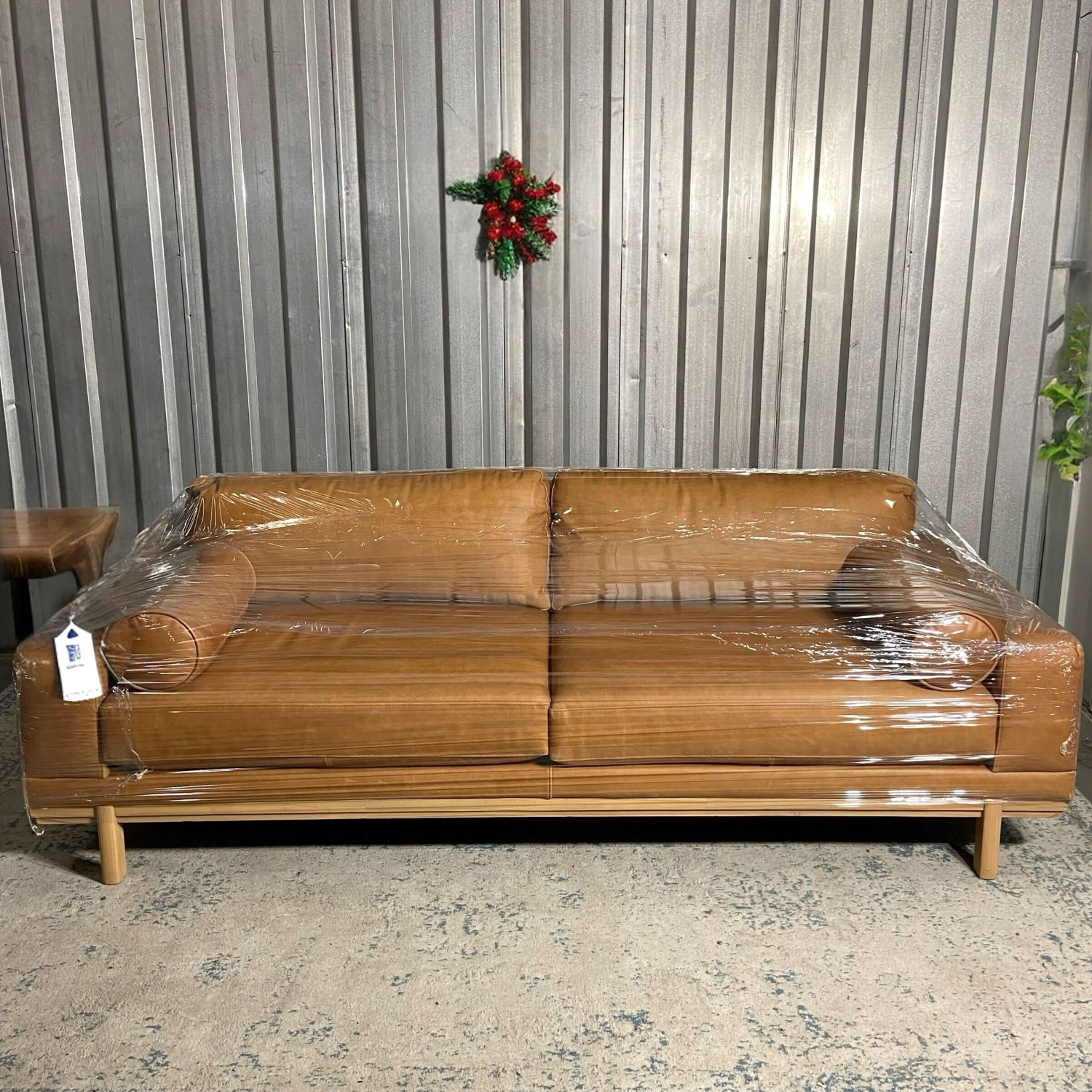 (Free Delivery) New West Elm Dewitt Leather Sofa Image #1 | Ivy Store
