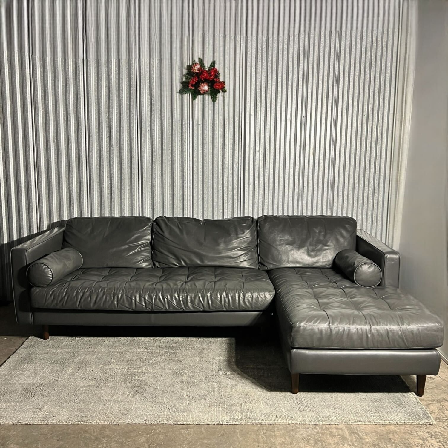 (Free Delivery) Article Sven Leather Sectional image | Ivy Store