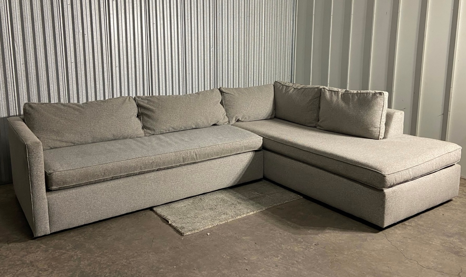 (Delivery Available) West elm Harris Bumper Sectional Couch Image #2 | Ivy Store
