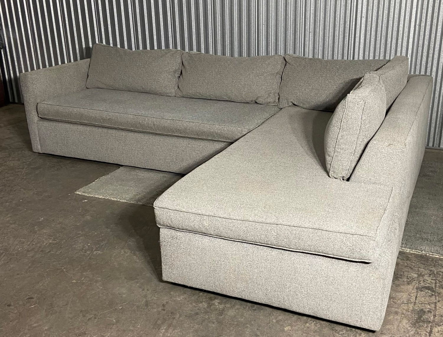 (Delivery Available) West elm Harris Bumper Sectional Couch Image #1 | Ivy Store