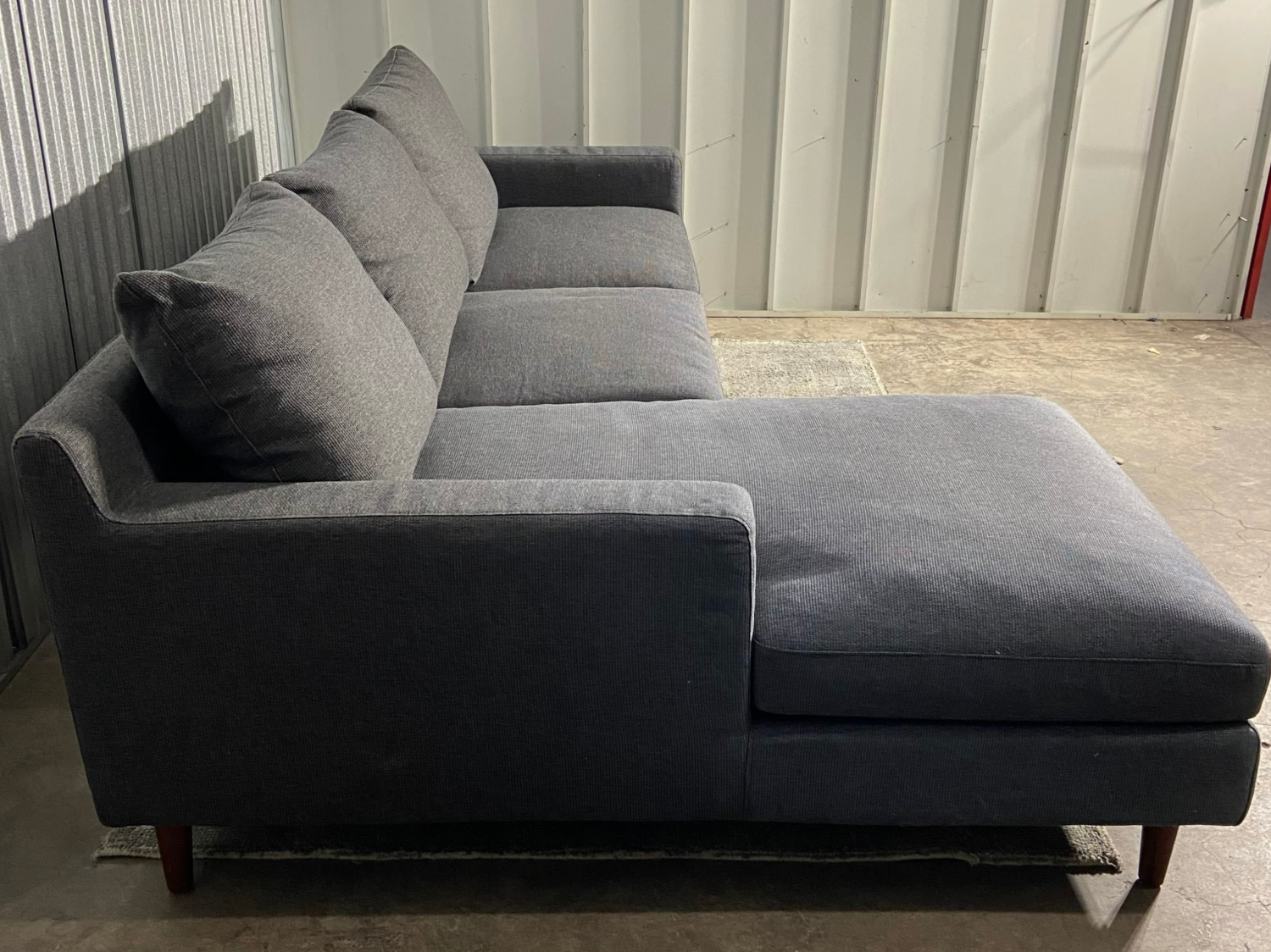 (Delivery Available) Structube modern Dark Gray Sectional Couch image | Ivy Store