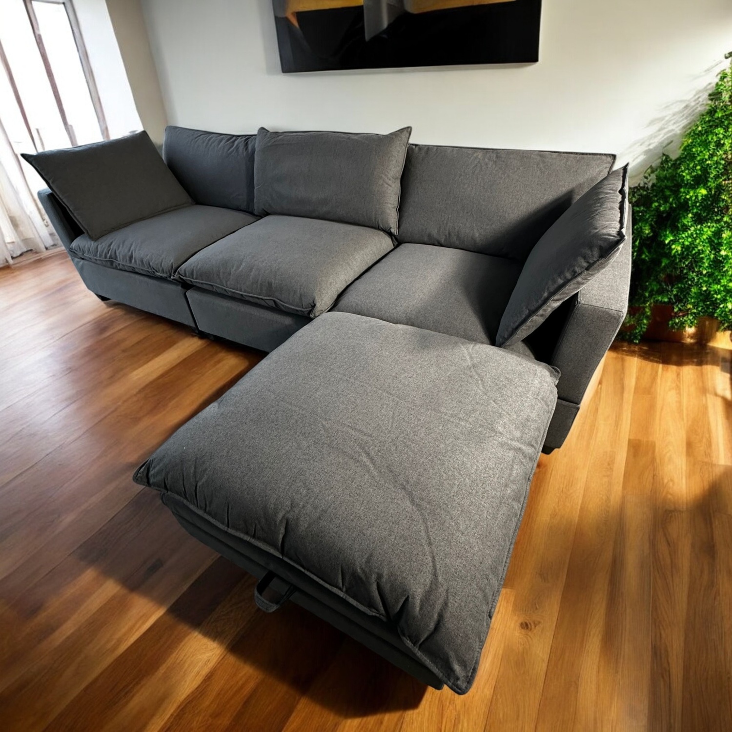 New Kova Style Cloud Couch Sectional Image #1 | Ivy Store