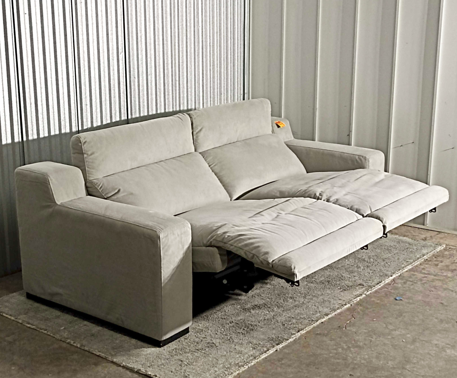 (Delivery Available) New West Elm Dalton Motion Modern Reclining Sofa image | Ivy Store