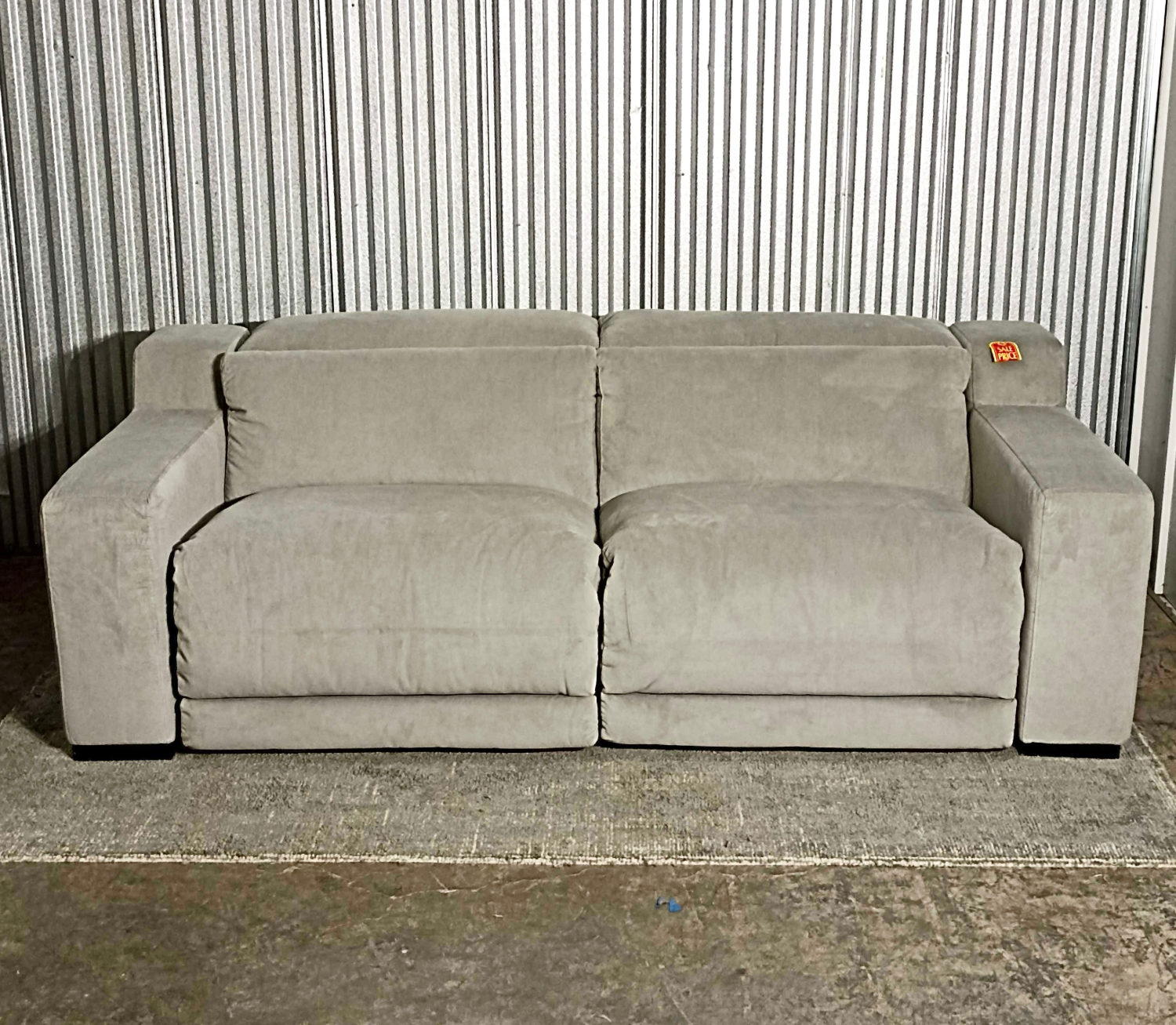 (Delivery Available) New West Elm Dalton Motion Modern Reclining Sofa image | Ivy Store